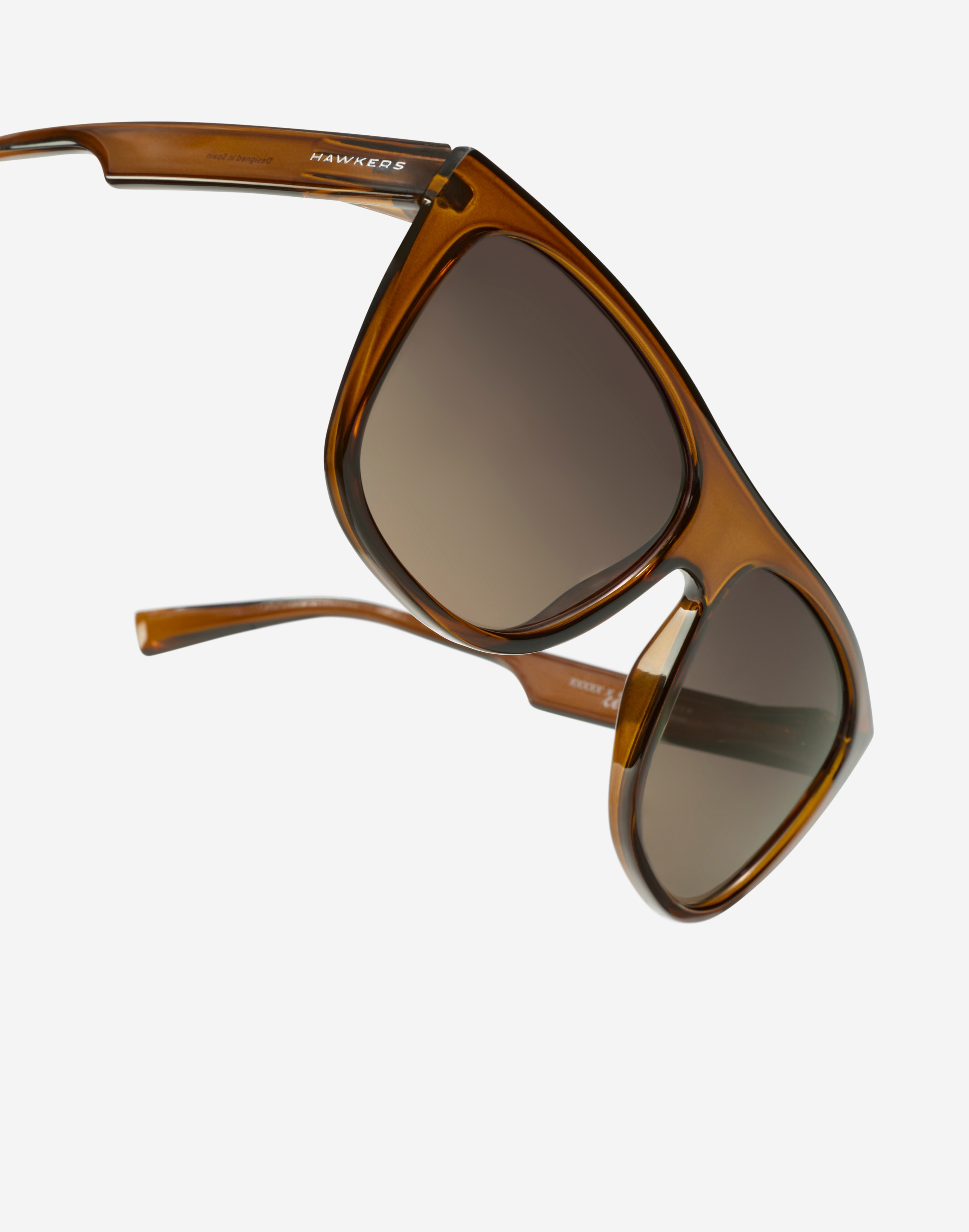 Gafas de sol de hombre hawkers runway - Marrón Marrón-4