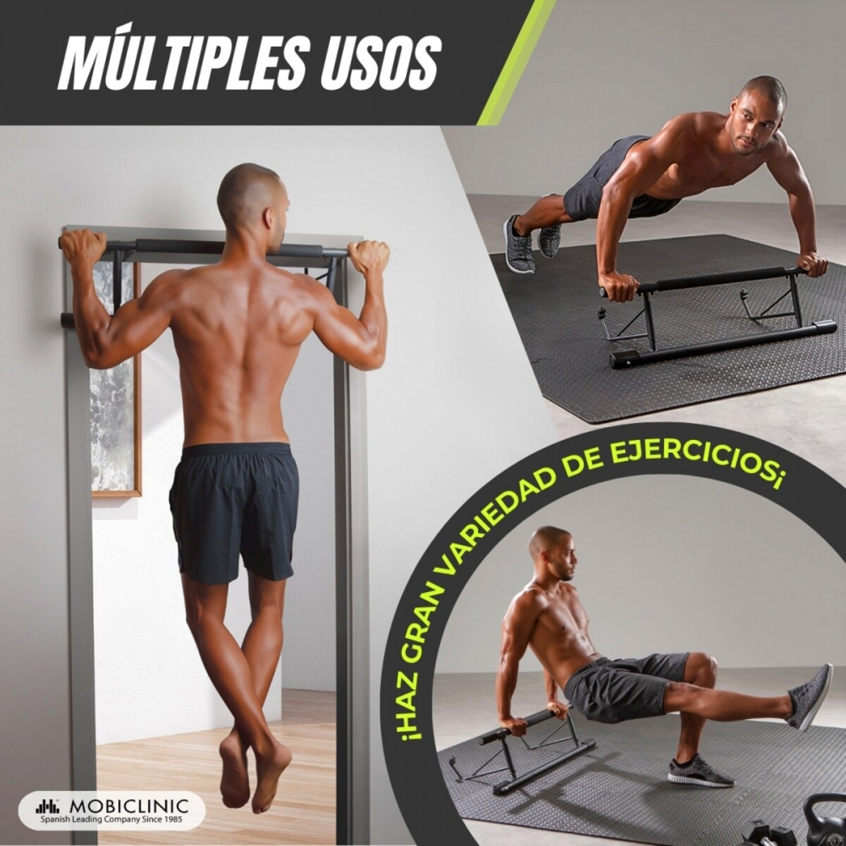 Abdominales Crivit Barra Dominadas Barra Multifuncional Barra Para