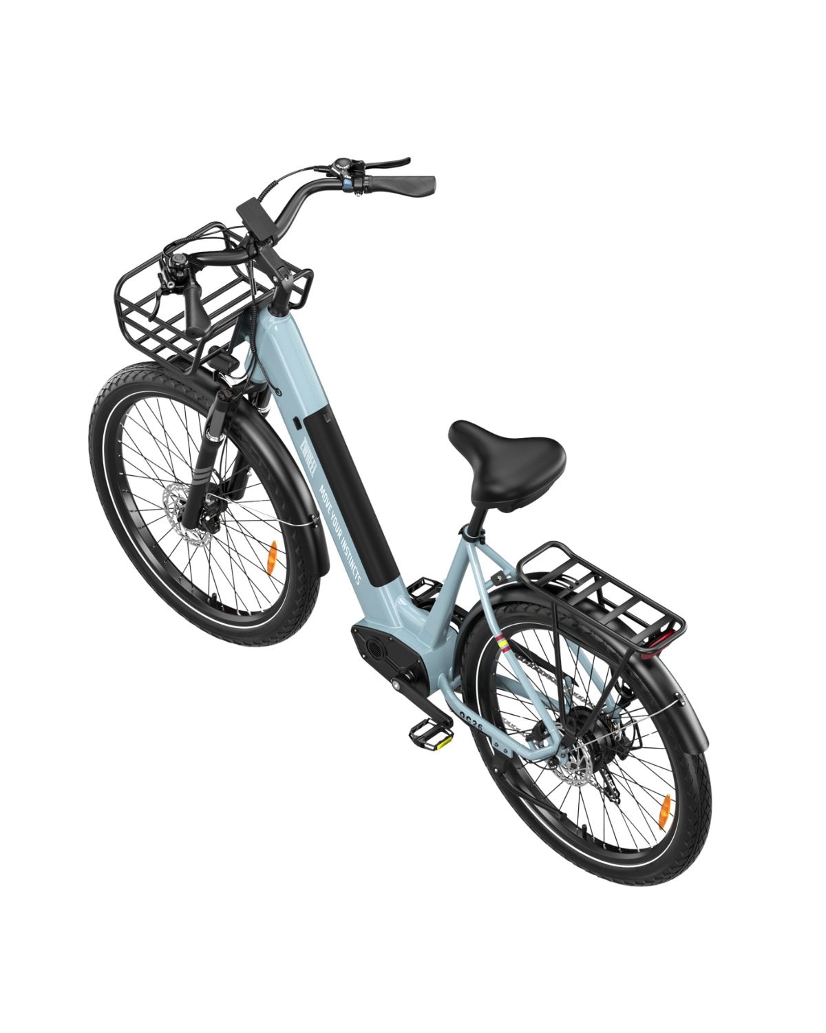 Bicicleta eléctrica Urban Realm ZWheel - Azul Azul-4