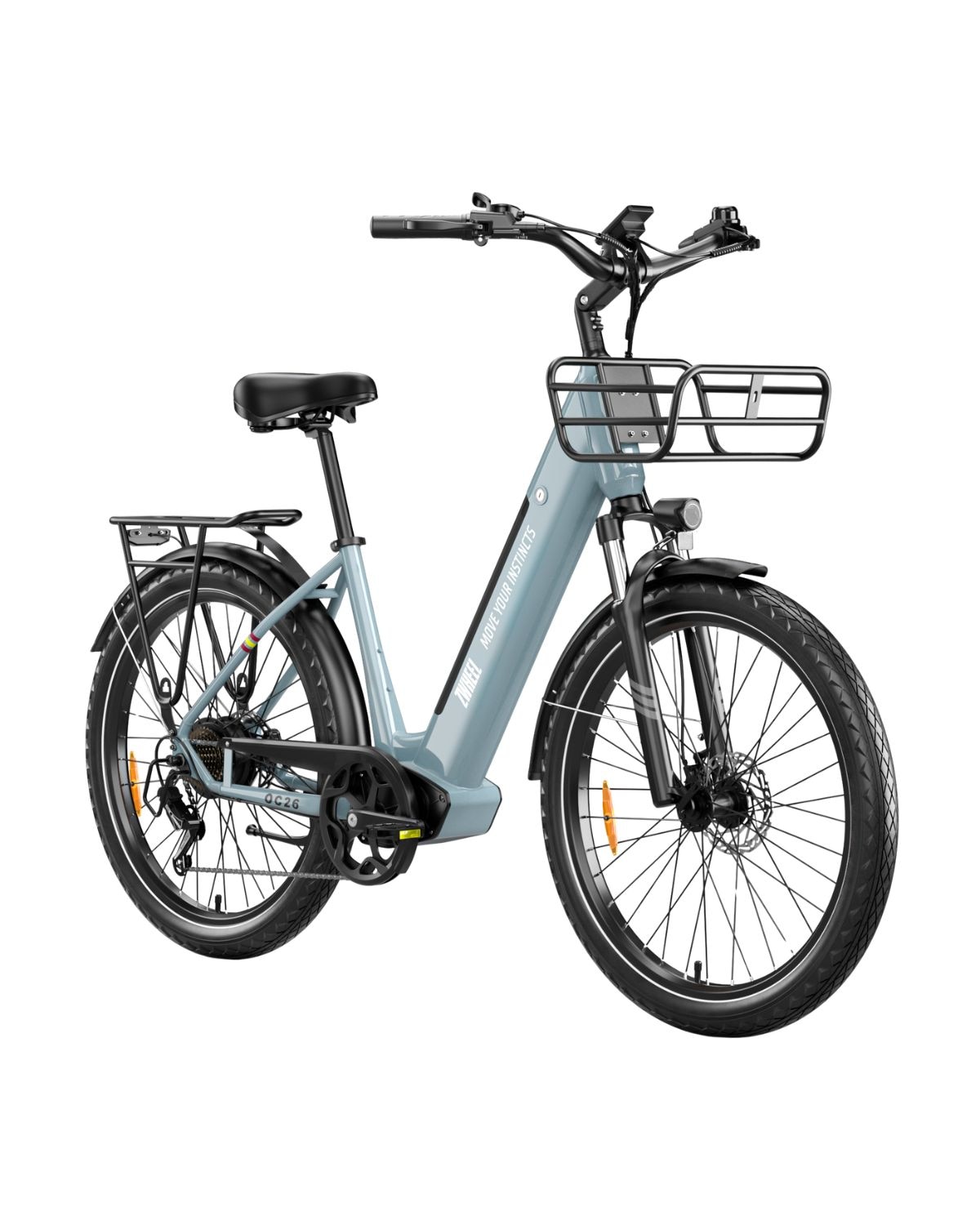 Bicicleta eléctrica Urban Realm ZWheel - Azul Azul-6