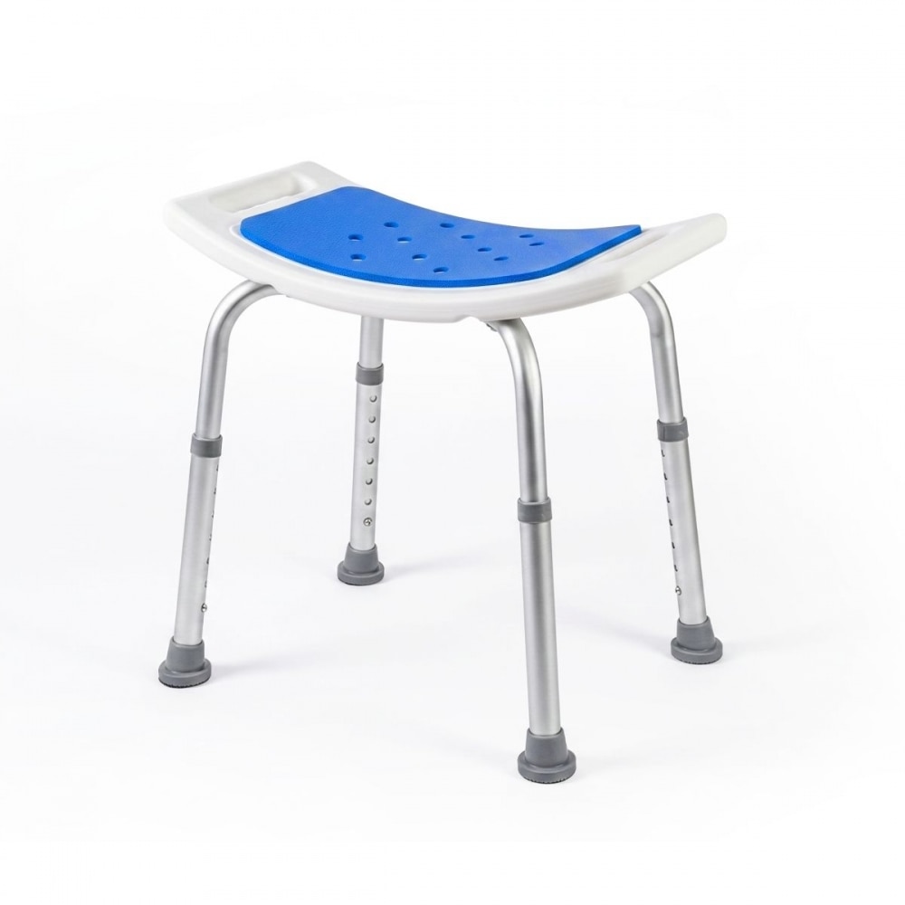 Imagen 1 de Taburete para baño Acolchado Regulable en altura 41x51 cm Santana Mobiclinic