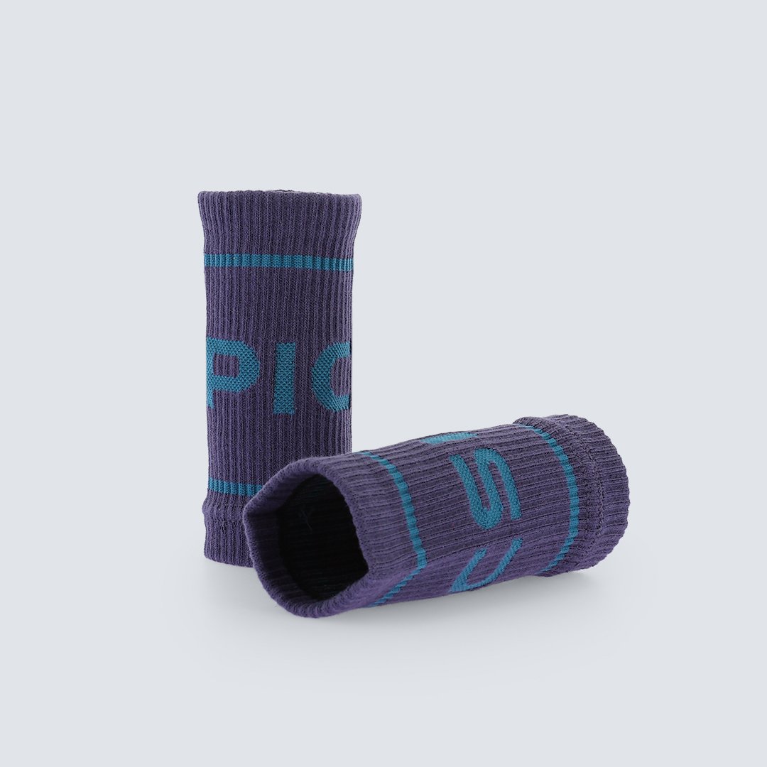 Muñequeras Deportivas Largas PICSIL - Violeta Violeta-5