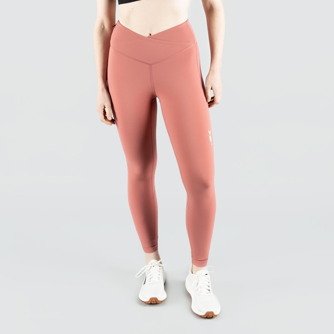 Imagen 0 de Mallas largas de mujer Colección Rise Picsil Granate