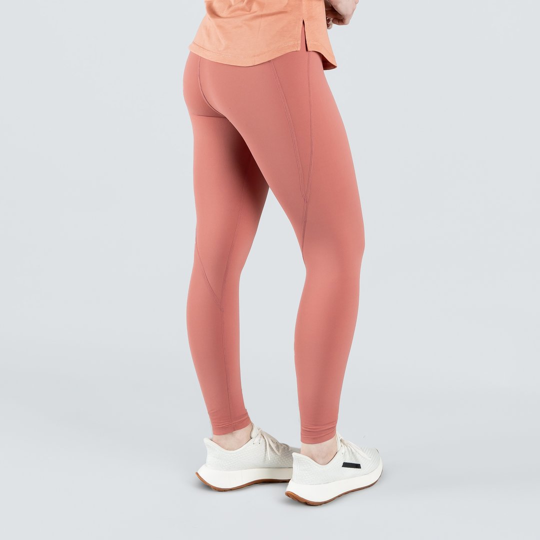 Mallas largas de mujer Colección Rise Picsil - Granate Granate-2