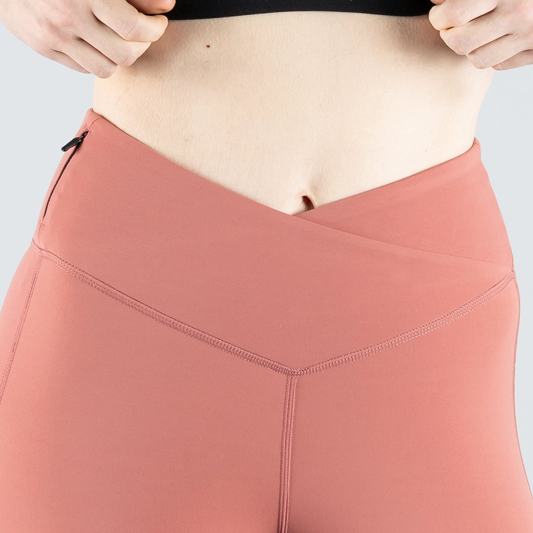 Mallas largas de mujer Colección Rise Picsil - Granate Granate-5