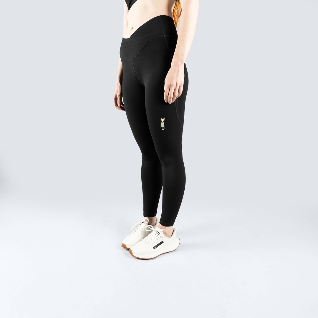 Mallas largas de mujer Colección Rise Picsil - Negro Negro-1