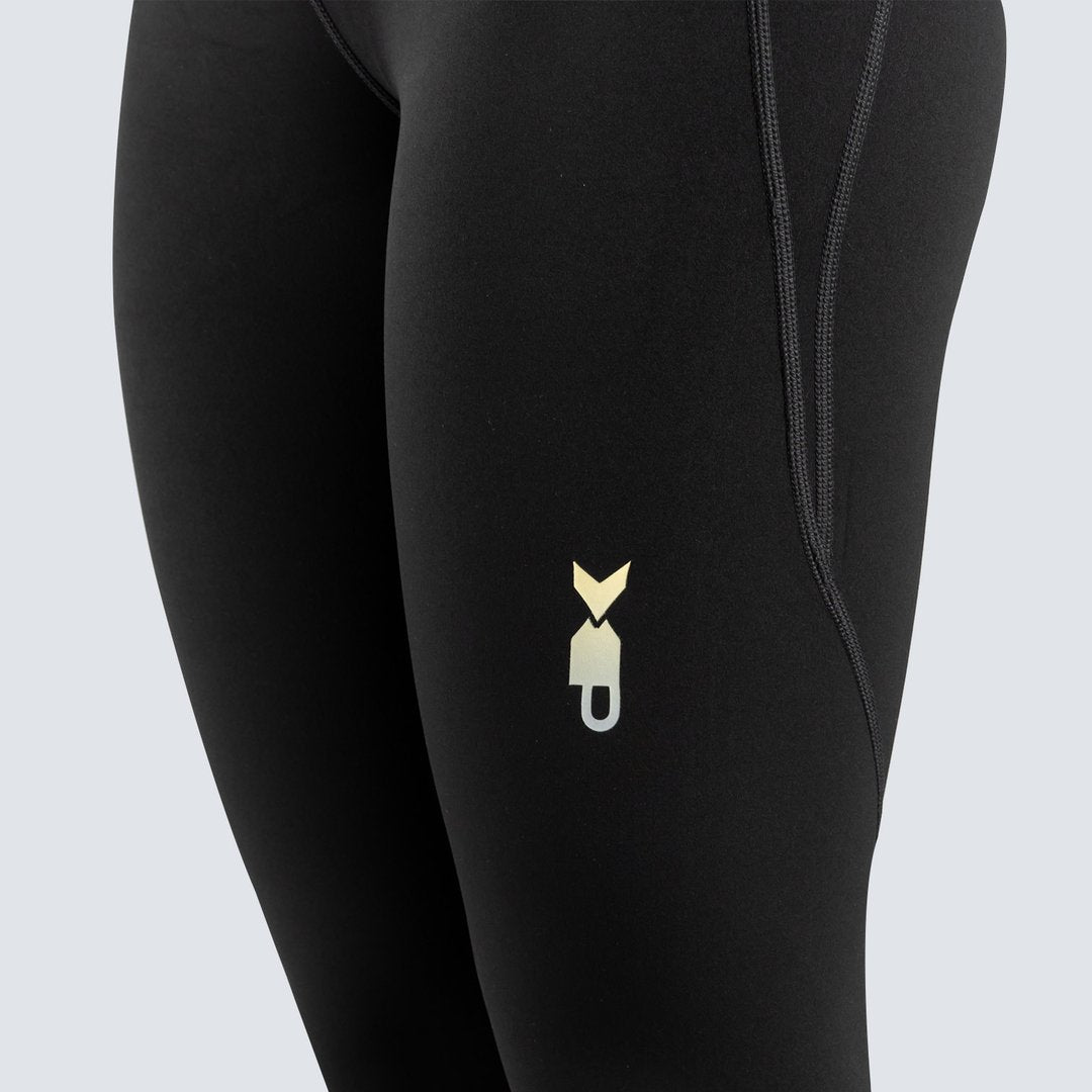 Mallas largas de mujer Colección Rise Picsil - Negro Negro-4