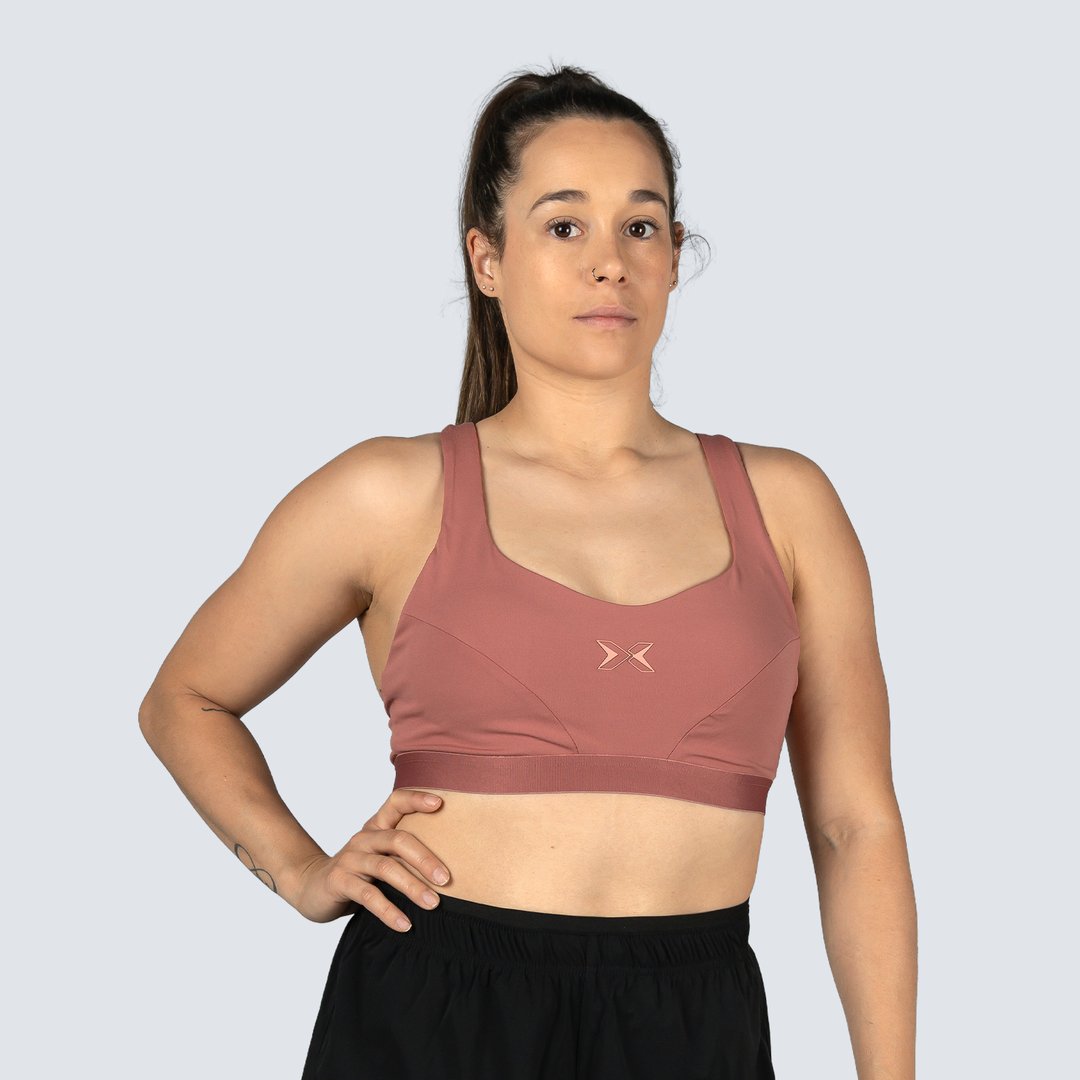 Top deporte mujer BRA Picsil - Rojo Rojo-1