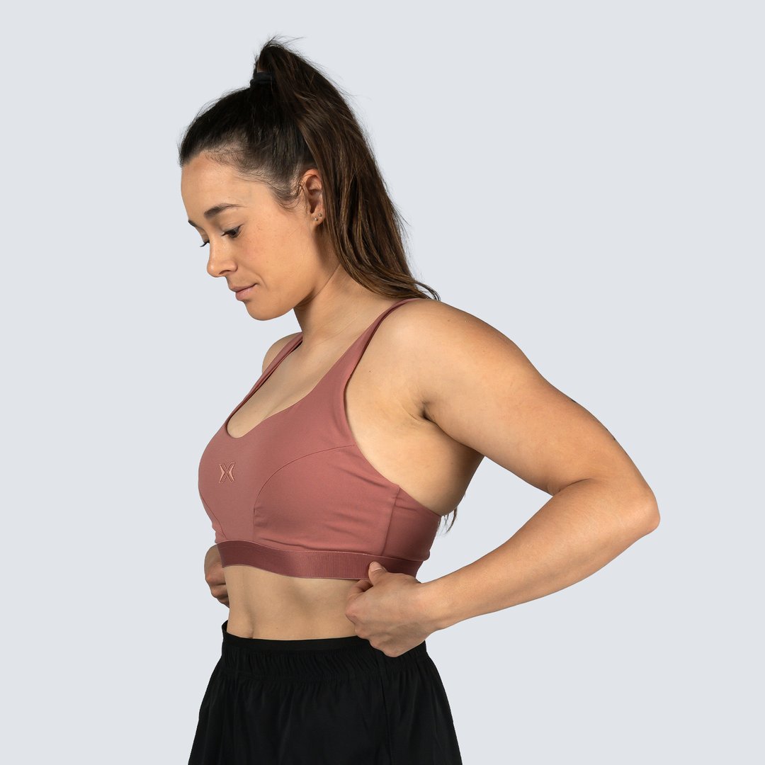 Top deporte mujer BRA Picsil - Rojo Rojo-2