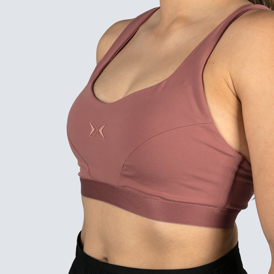 Top deporte mujer BRA Picsil - Rojo Rojo-3