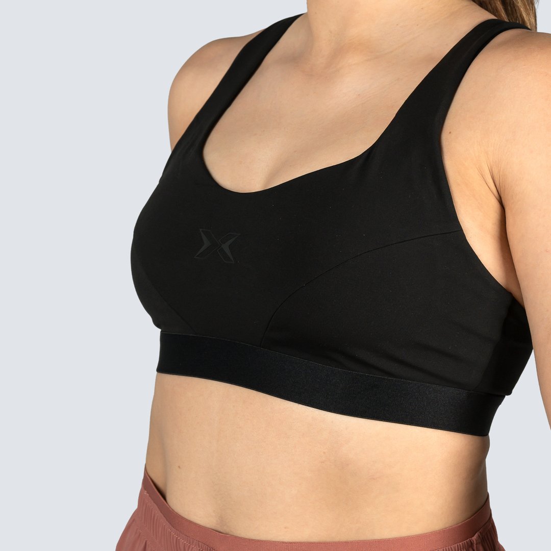 Top deporte mujer BRA Picsil - Negro Negro-2