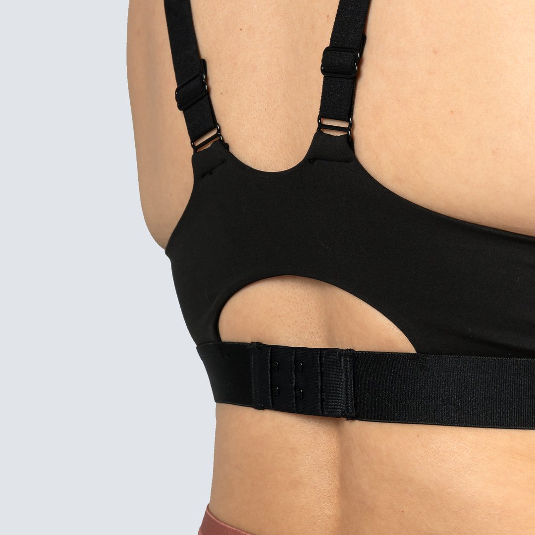 Top deporte mujer BRA Picsil - Negro Negro-5