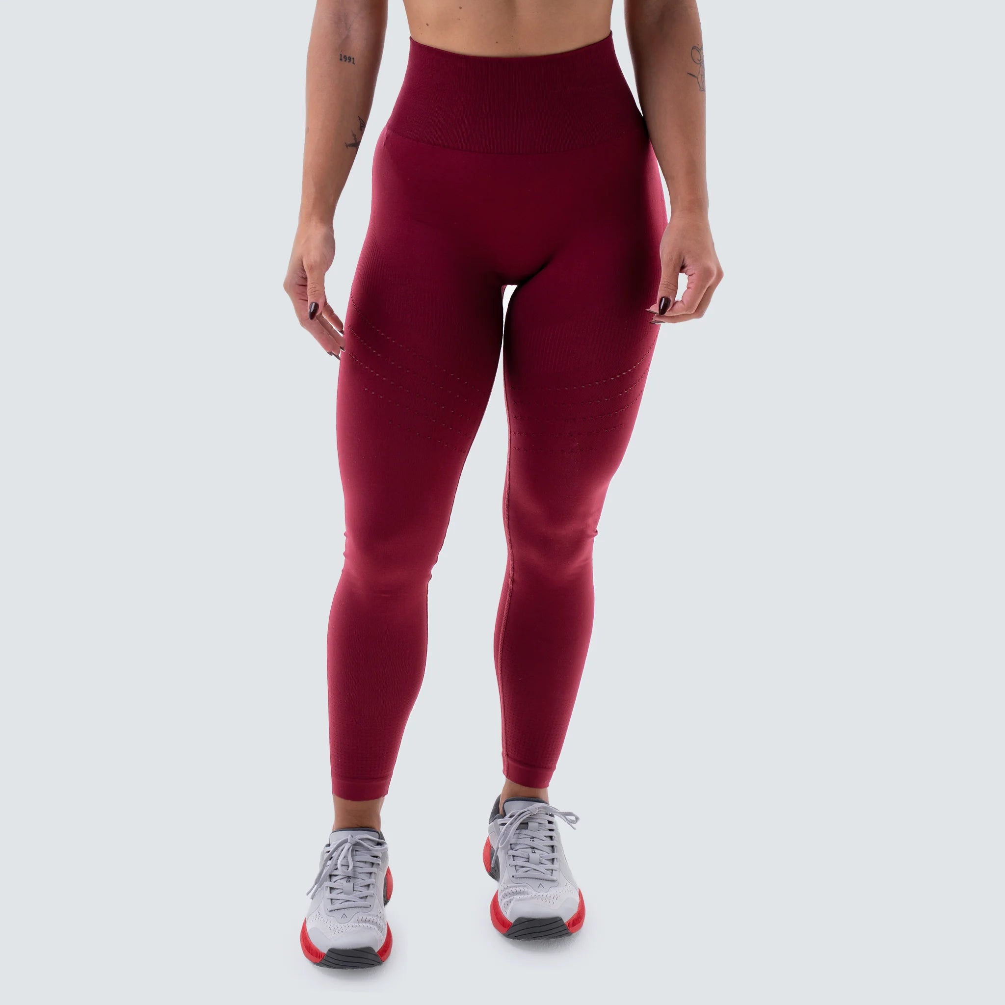 Imagen 0 de Malla seamless de mujer Performance AW25 Rojo