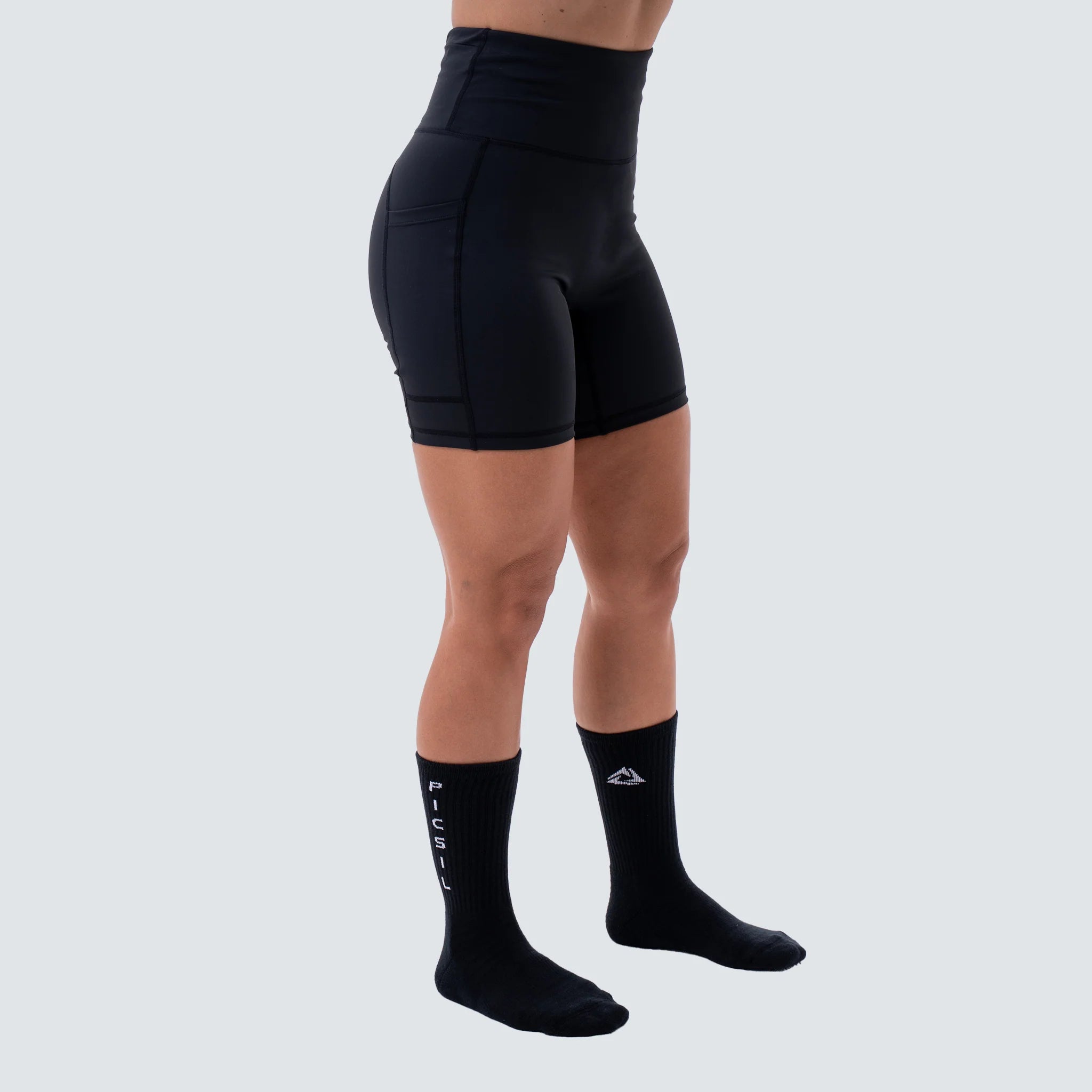 Malla técnica corta de mujer Performance AW25 Picsil - Negro Negro-2