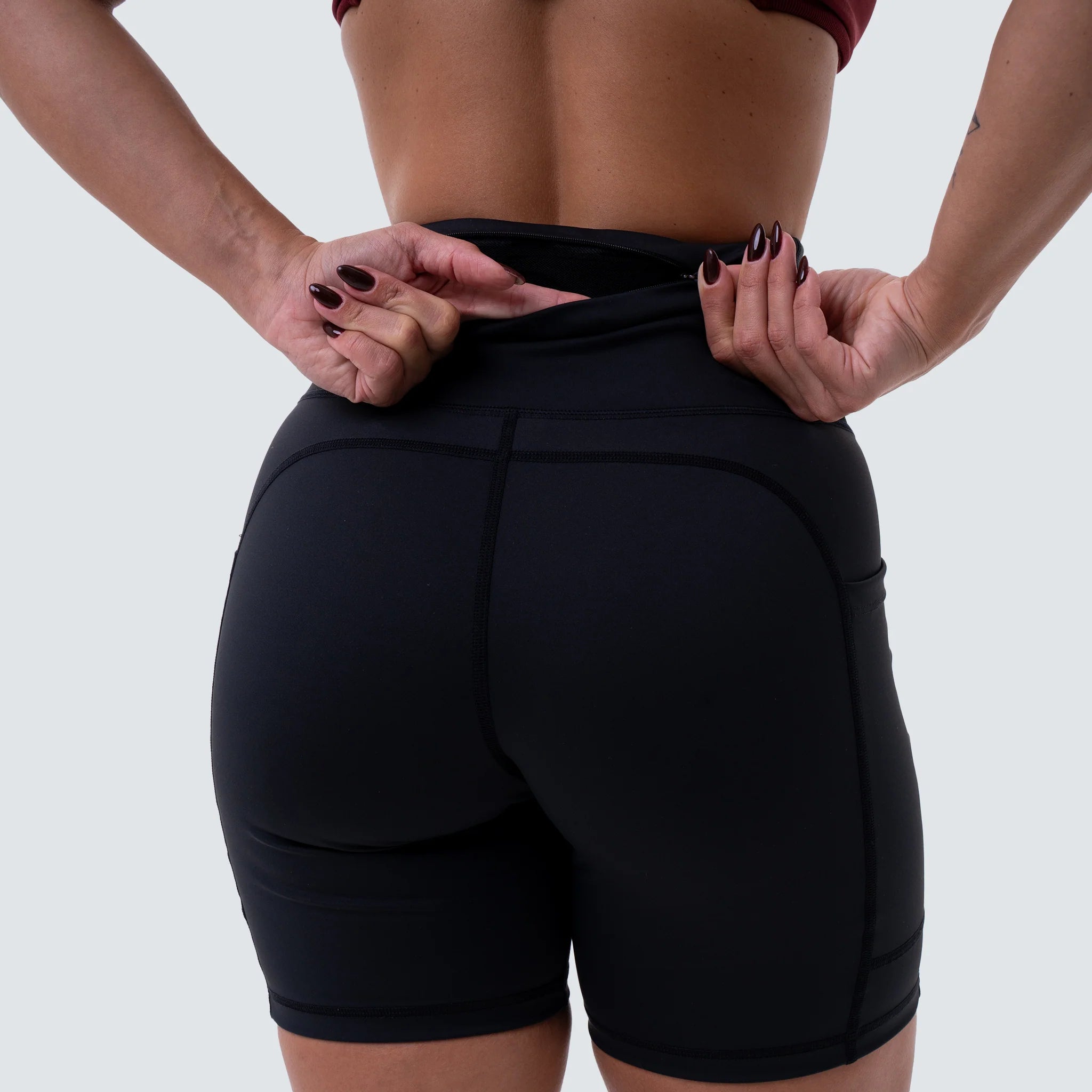 Malla técnica corta de mujer Performance AW25 Picsil - Negro Negro-6