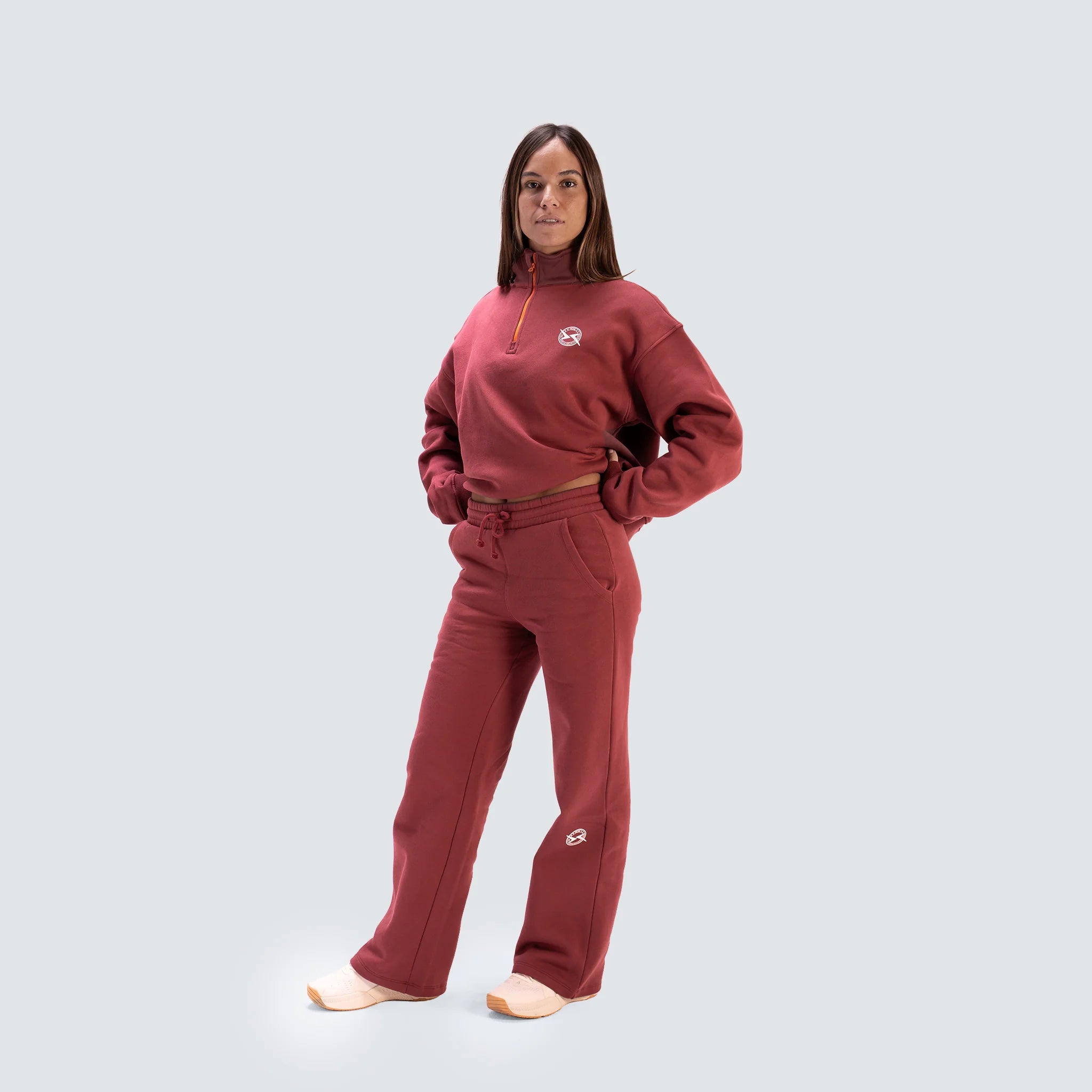 Imagen 3 de Sudadera con cremallera Lifestyle para mujer AW25 PICSIL - Rojo Rojo