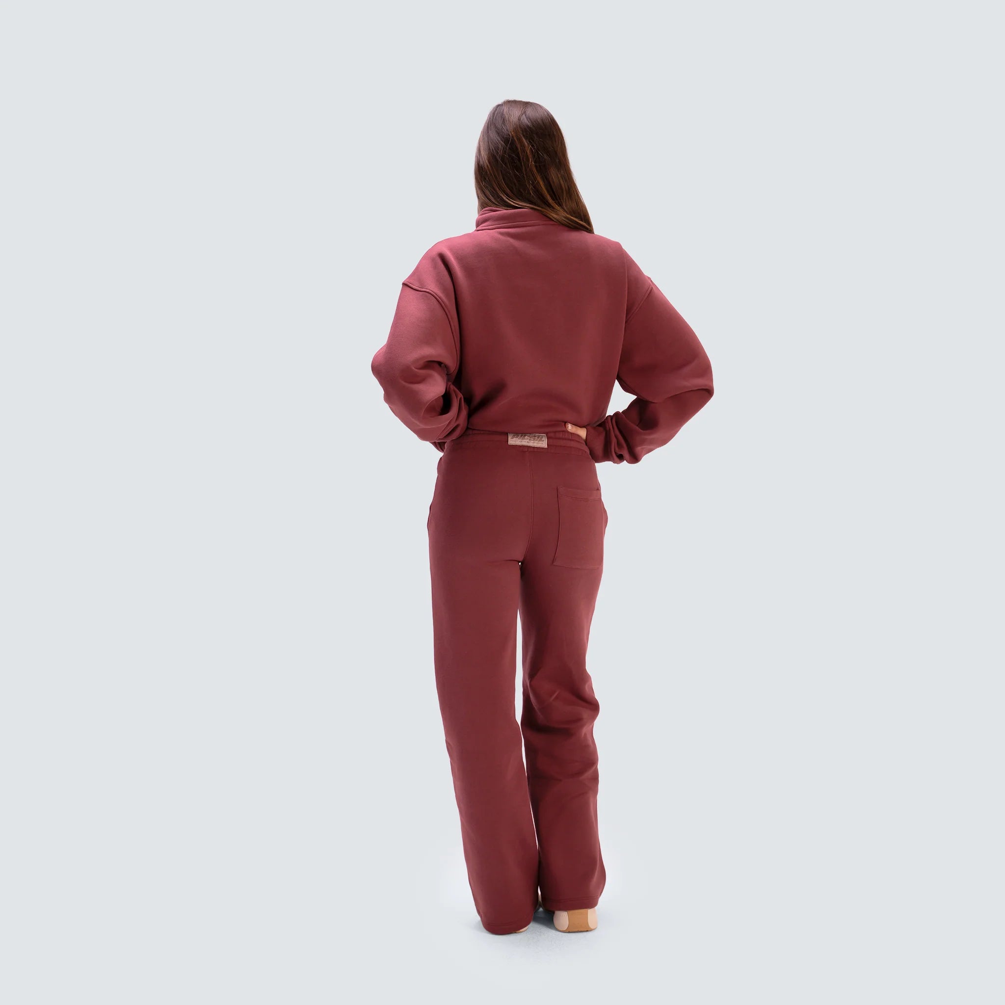 Imagen 4 de Sudadera con cremallera Lifestyle para mujer AW25 PICSIL - Rojo Rojo