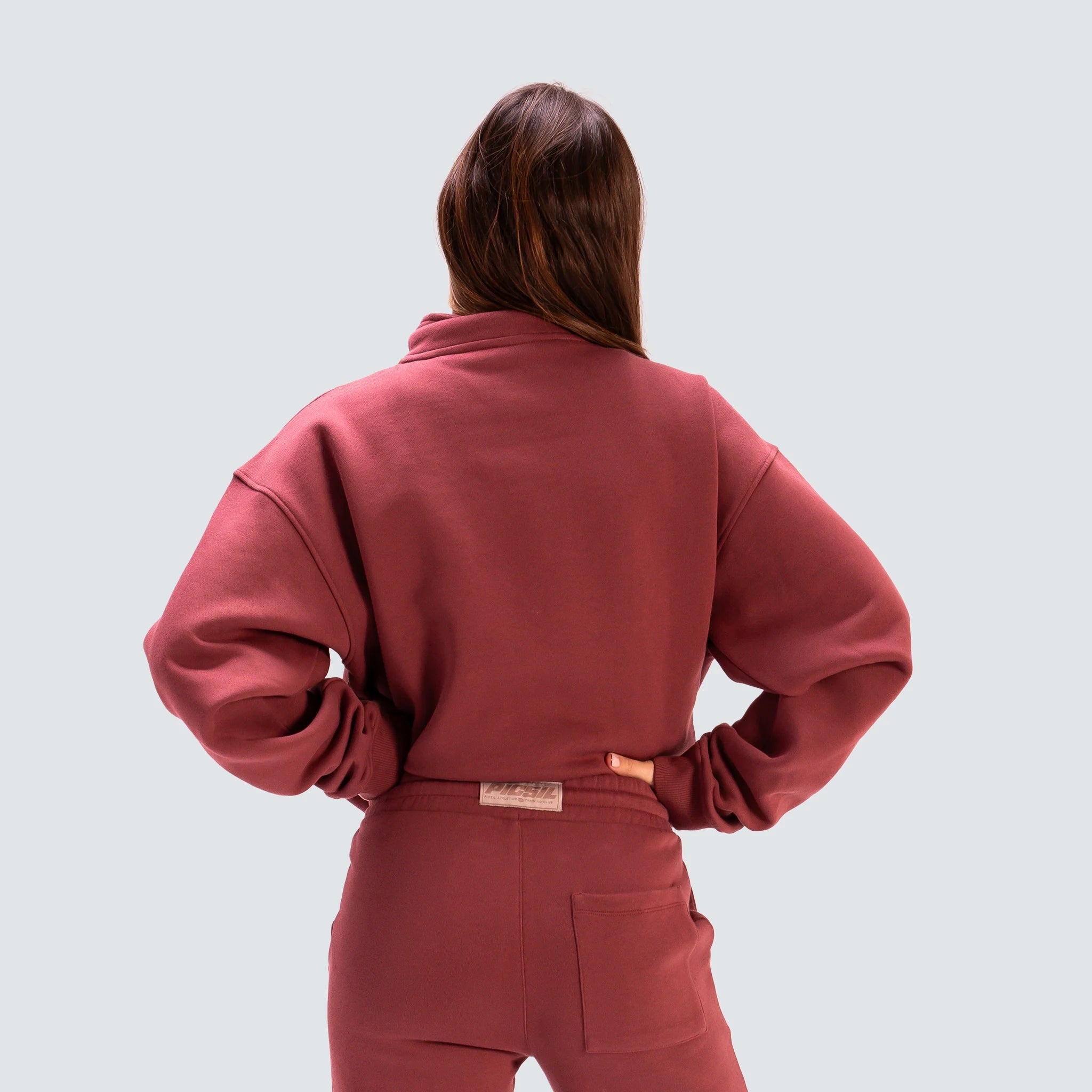 Imagen 7 de Sudadera con cremallera Lifestyle para mujer AW25 PICSIL - Rojo Rojo