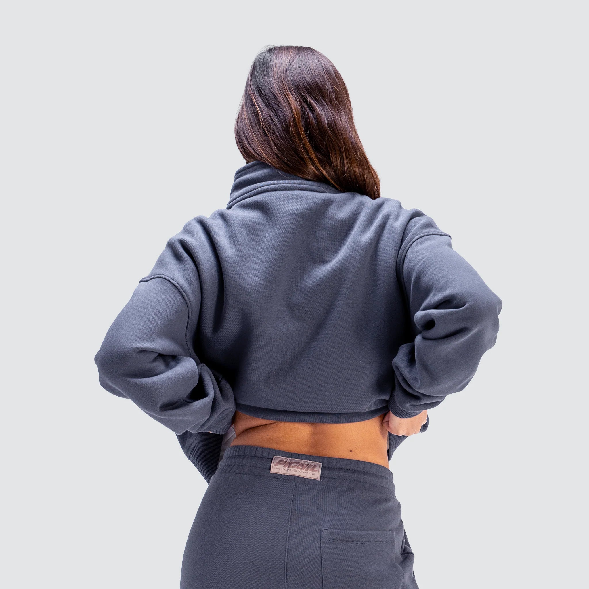 Imagen 6 de Sudadera con cremallera Lifestyle para mujer AW25 PICSIL - Gris Gris