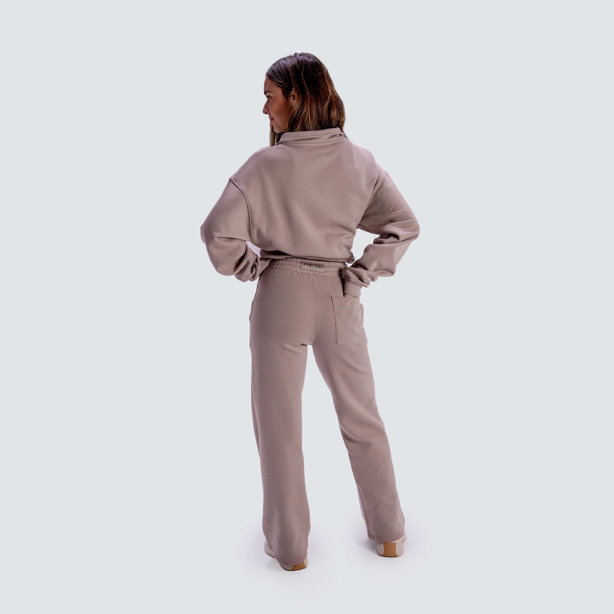 Imagen 4 de Sudadera con cremallera Lifestyle para mujer AW25 PICSIL - Marrón Marrón
