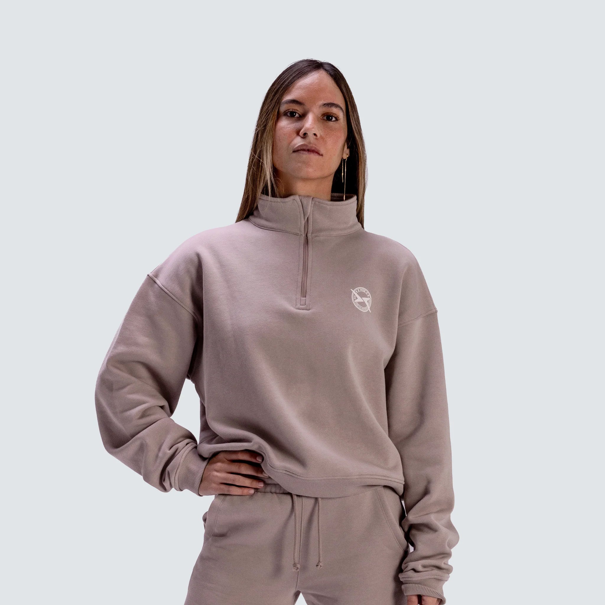 Imagen 5 de Sudadera con cremallera Lifestyle para mujer AW25 PICSIL - Marrón Marrón