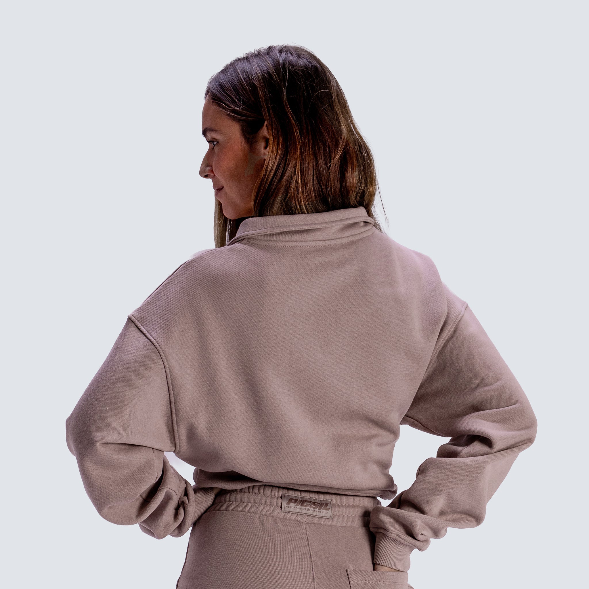 Imagen 6 de Sudadera con cremallera Lifestyle para mujer AW25 PICSIL - Marrón Marrón