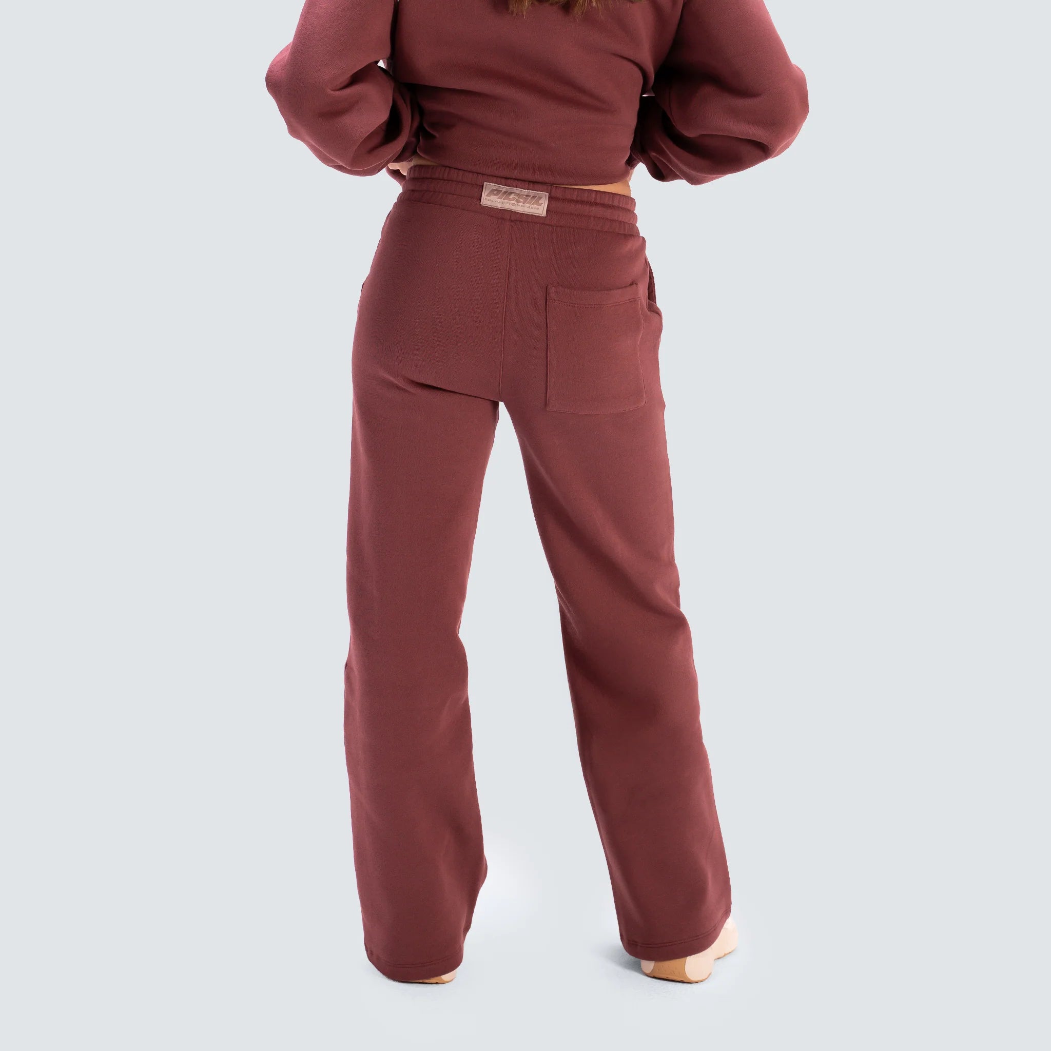 Pantalón jogger Lifestyle para mujer AW25 PICSIL - Rojo Rojo-5