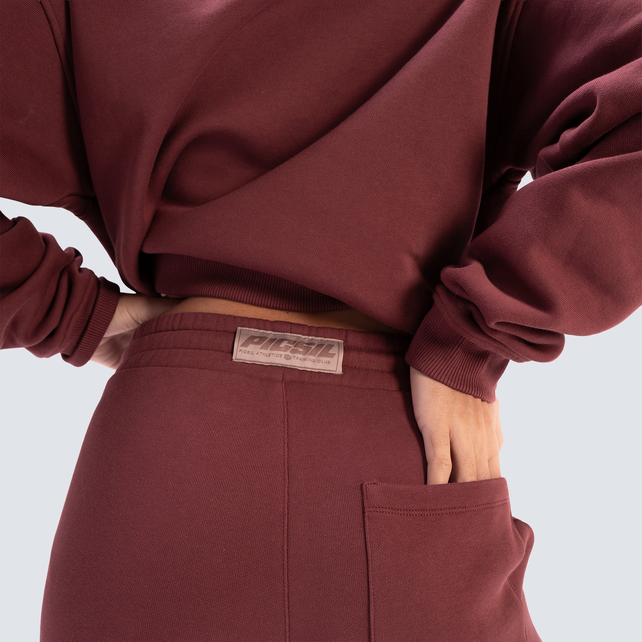Pantalón jogger Lifestyle para mujer AW25 PICSIL - Rojo Rojo-7