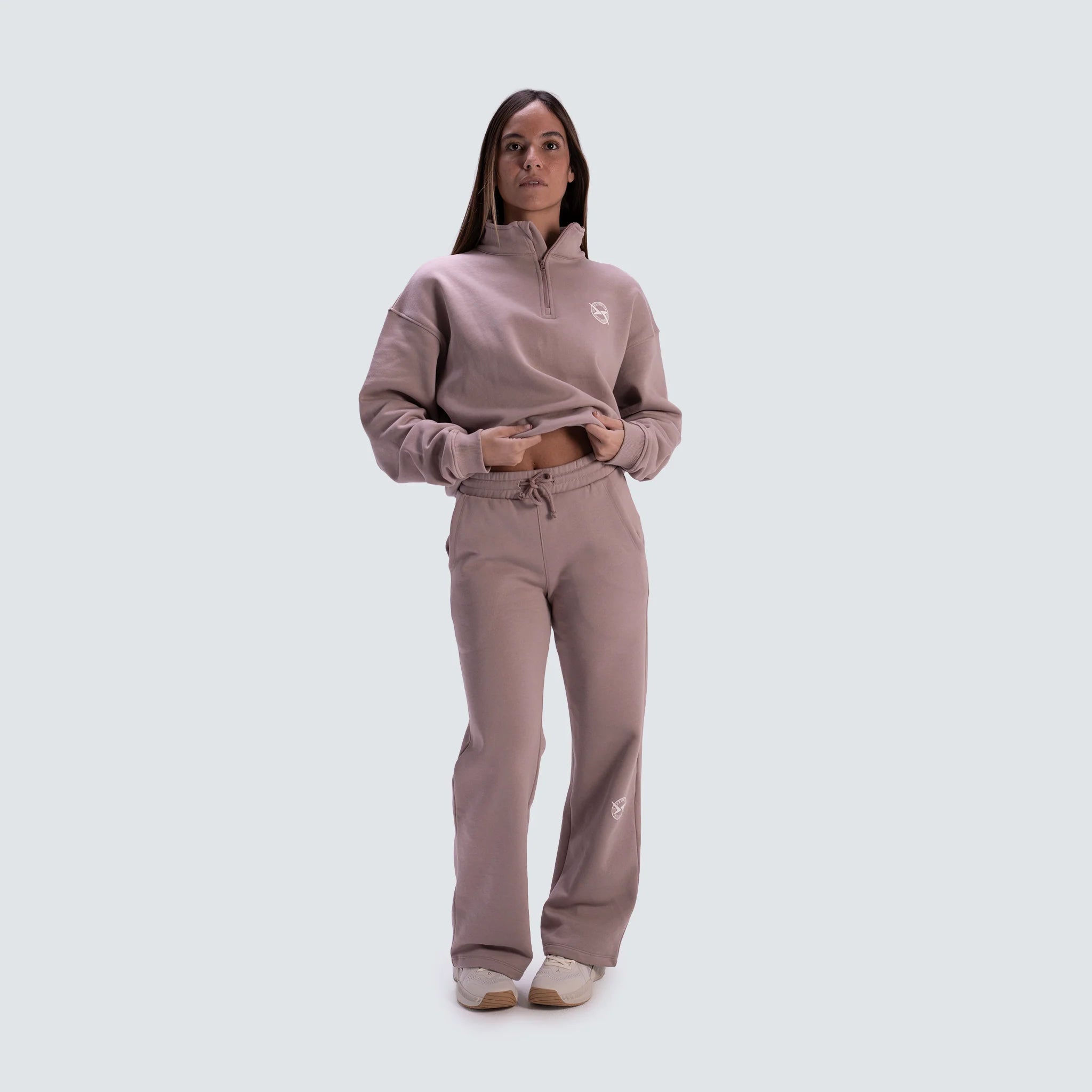 Pantalón jogger Lifestyle para mujer AW25 PICSIL - Marrón Marrón-2