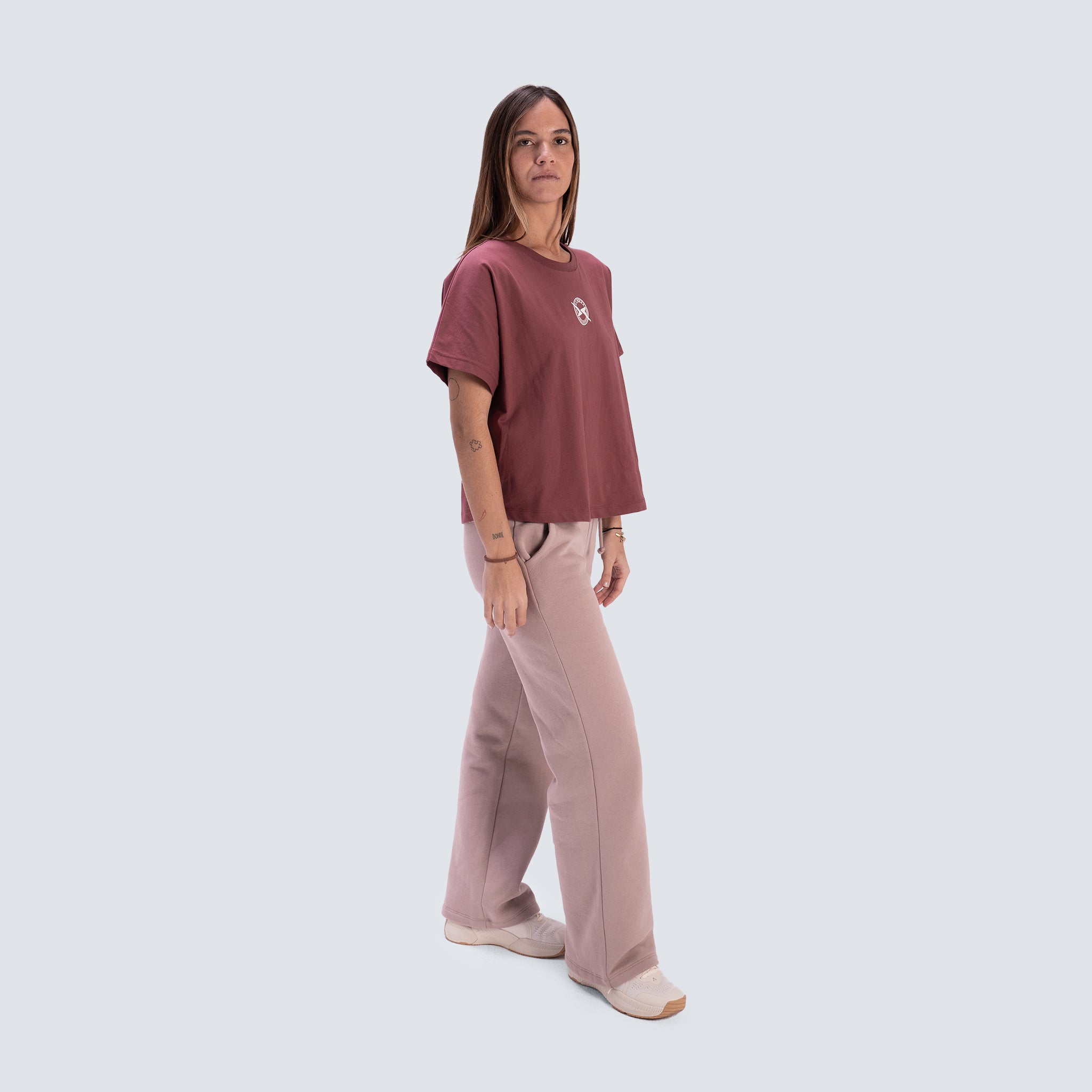 Camiseta de manga corta Lifestyle para mujer AW25 PICSIL - Rojo Rojo-3