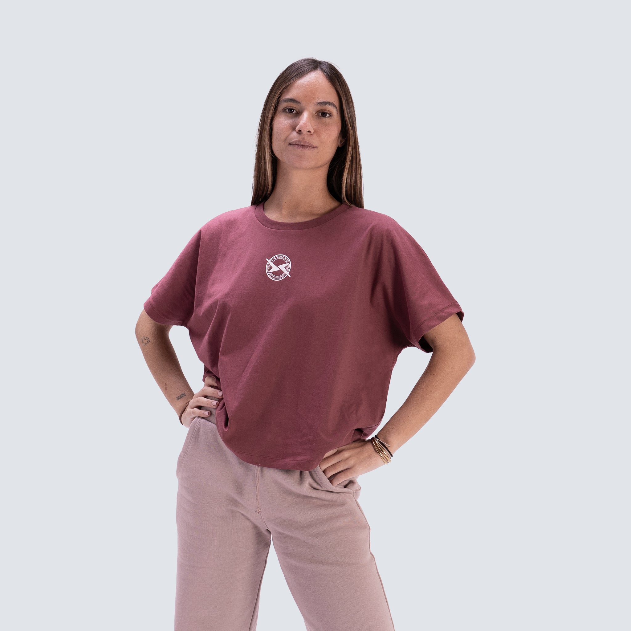 Camiseta de manga corta Lifestyle para mujer AW25 PICSIL - Rojo Rojo-6