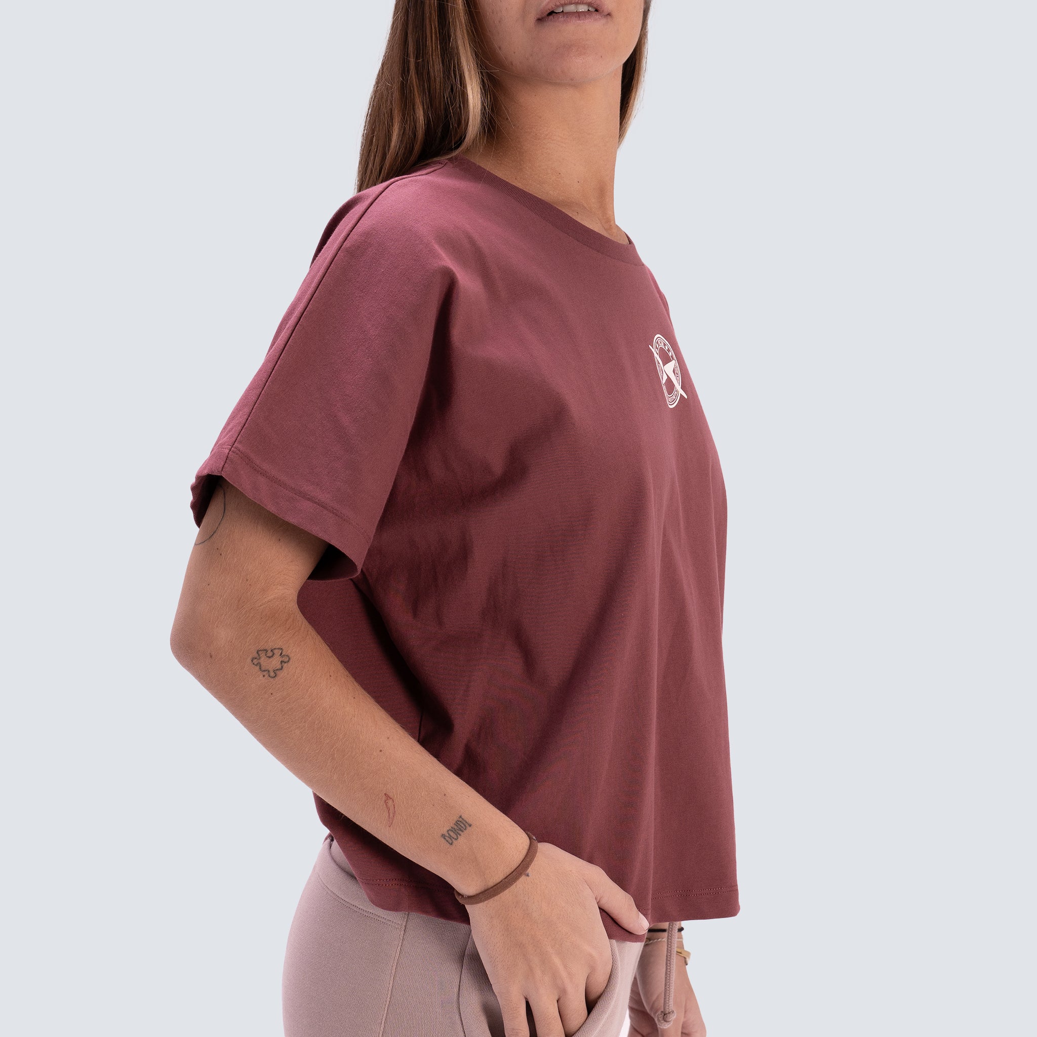 Camiseta de manga corta Lifestyle para mujer AW25 PICSIL - Rojo Rojo-7