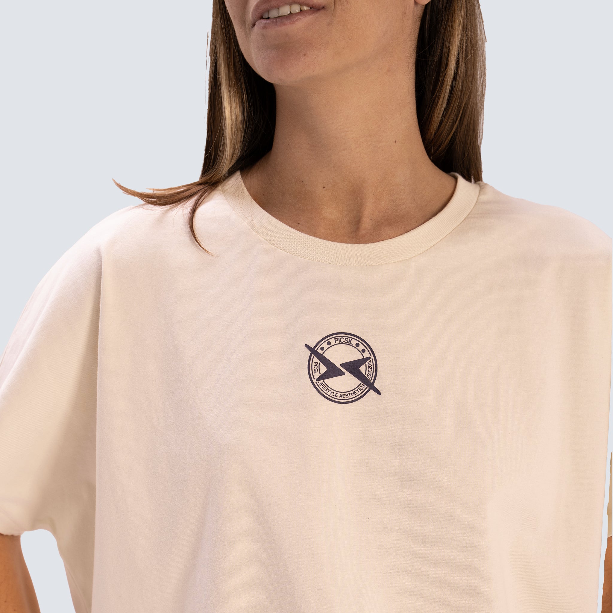 Camiseta de manga corta Lifestyle para mujer AW25 PICSIL - Beige Beige-7