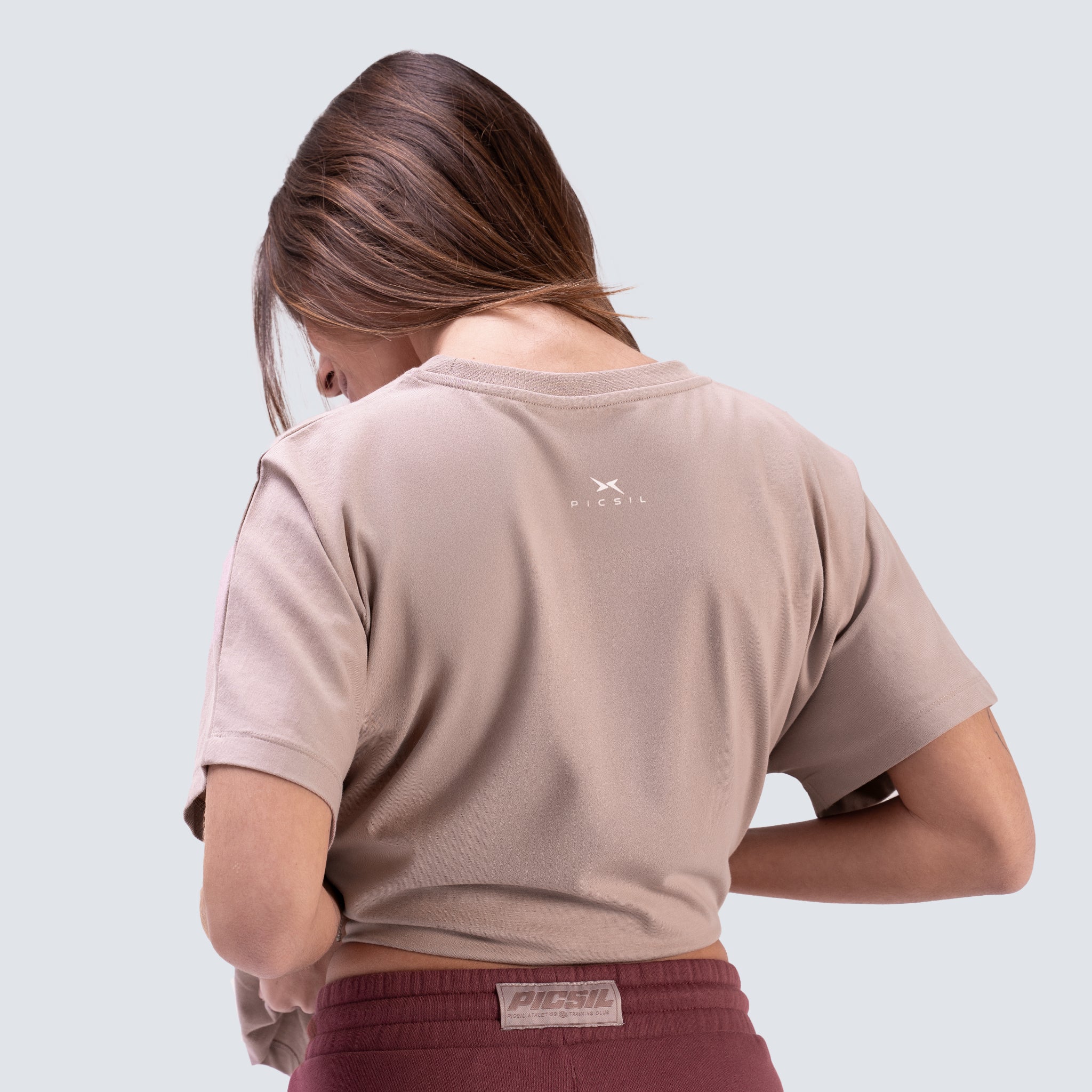 Camiseta de manga corta Lifestyle para mujer AW25 PICSIL - Marrón Marrón-3