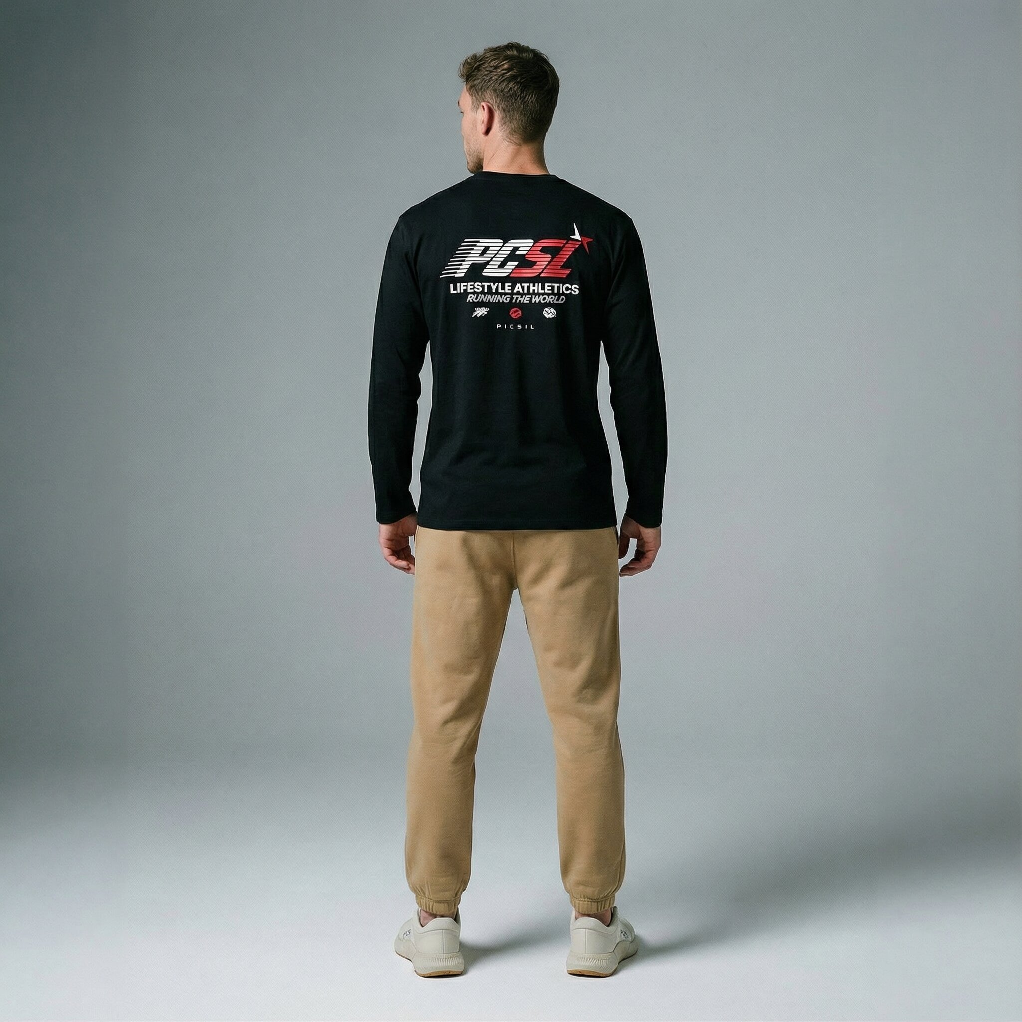 Imagen 4 de Camiseta long sleeve unisex Lifestyle SS26 Picsil - Negro Negro