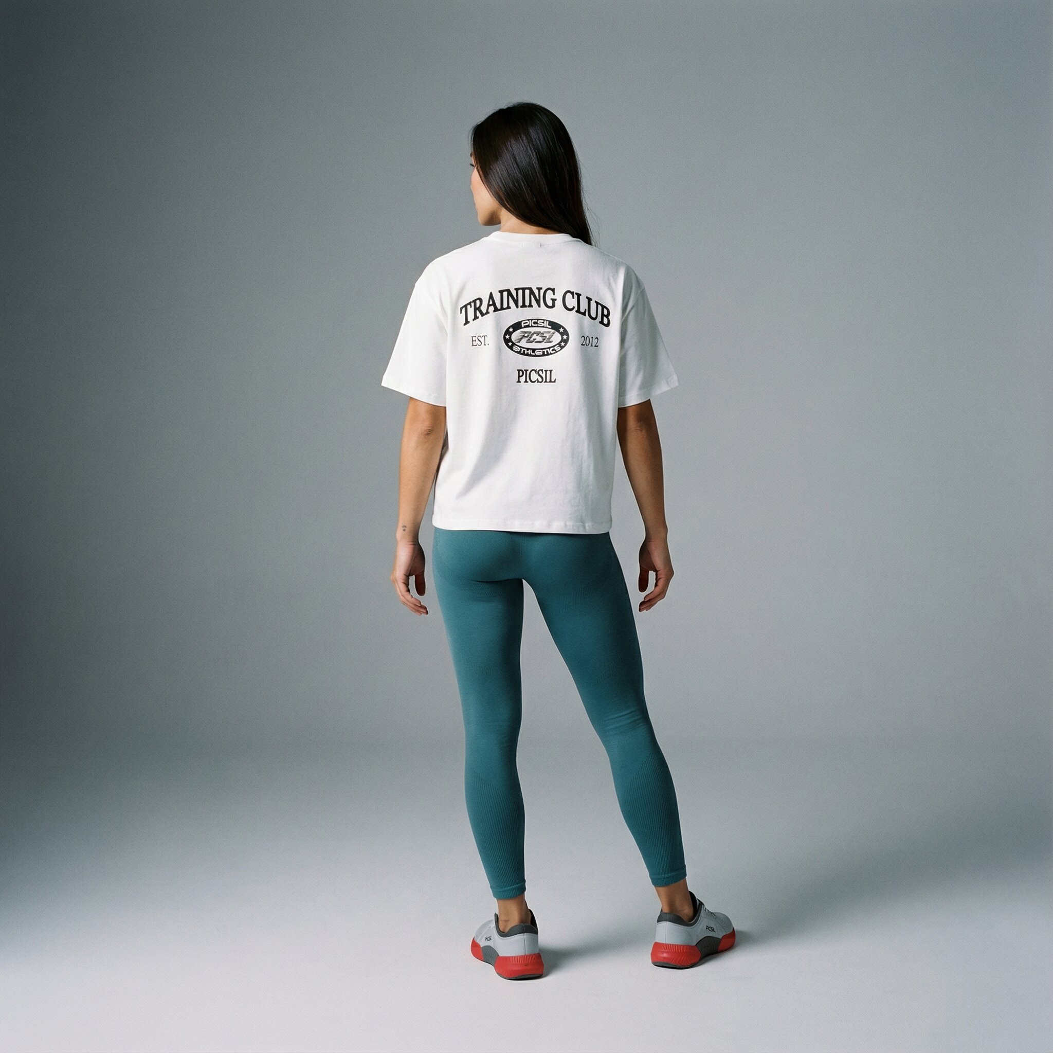 Imagen 3 de Camiseta de manga corta oversize unisex lifestyle SS26 Picsil - Blanco Blanco