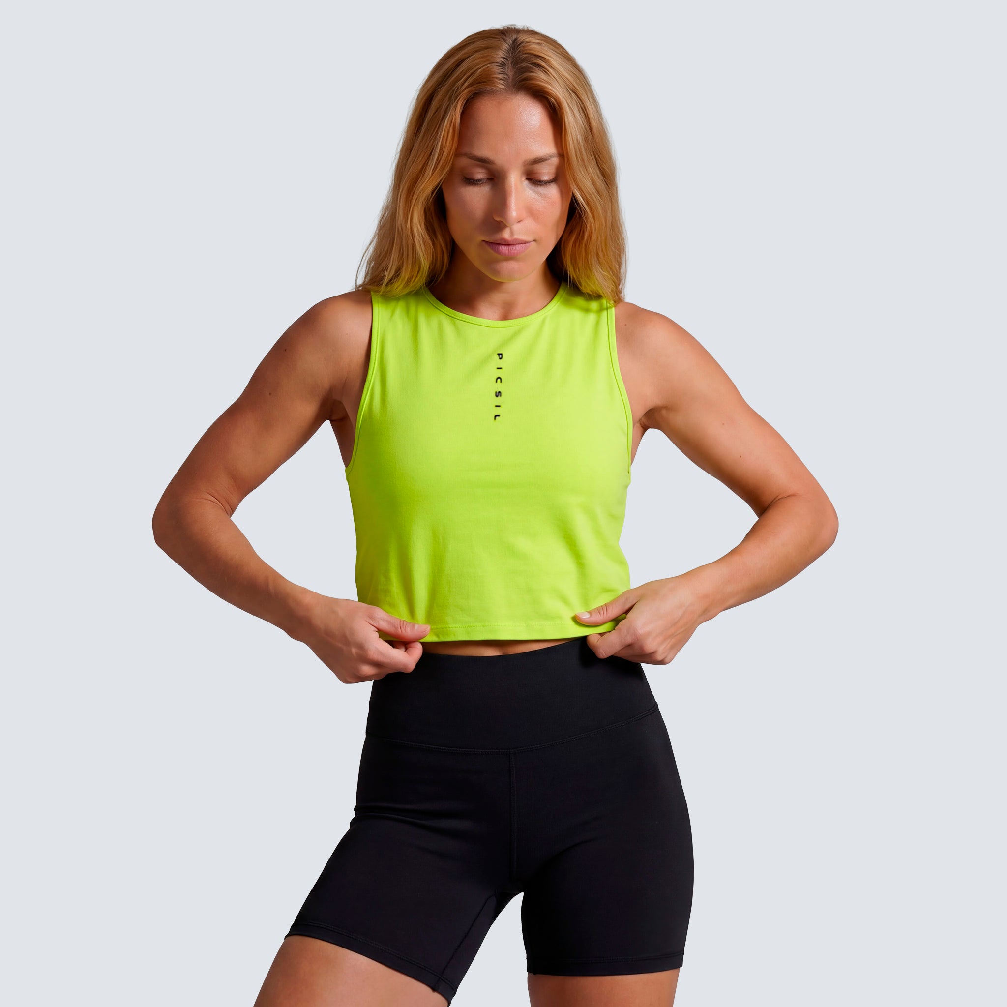 Imagen 1 de Camiseta de tirantes para mujer Performance SS26 Picsil Amarillo