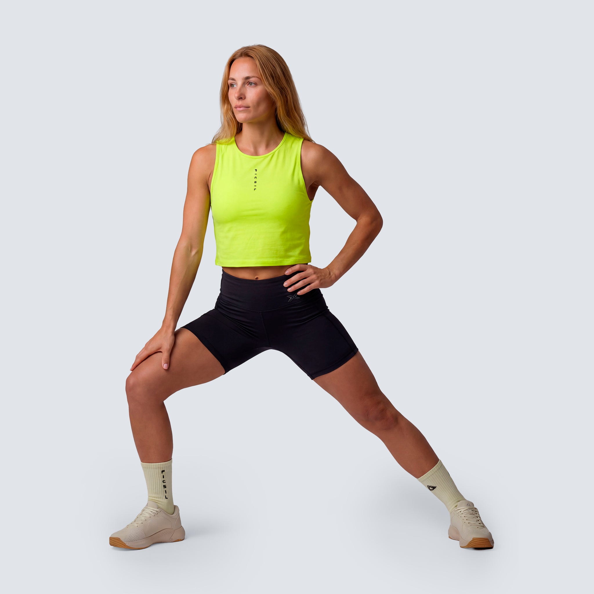 Imagen 2 de Camiseta de tirantes para mujer Performance SS26 Picsil - Amarillo Amarillo