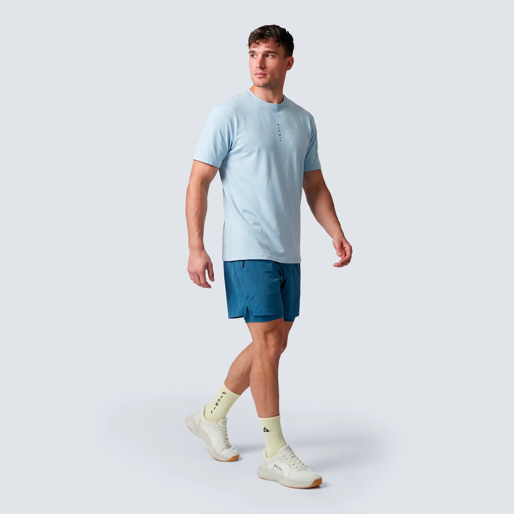 Imagen 2 de Camiseta de manga corta para hombre Performance SS26 Picsil - Azul claro Azul claro