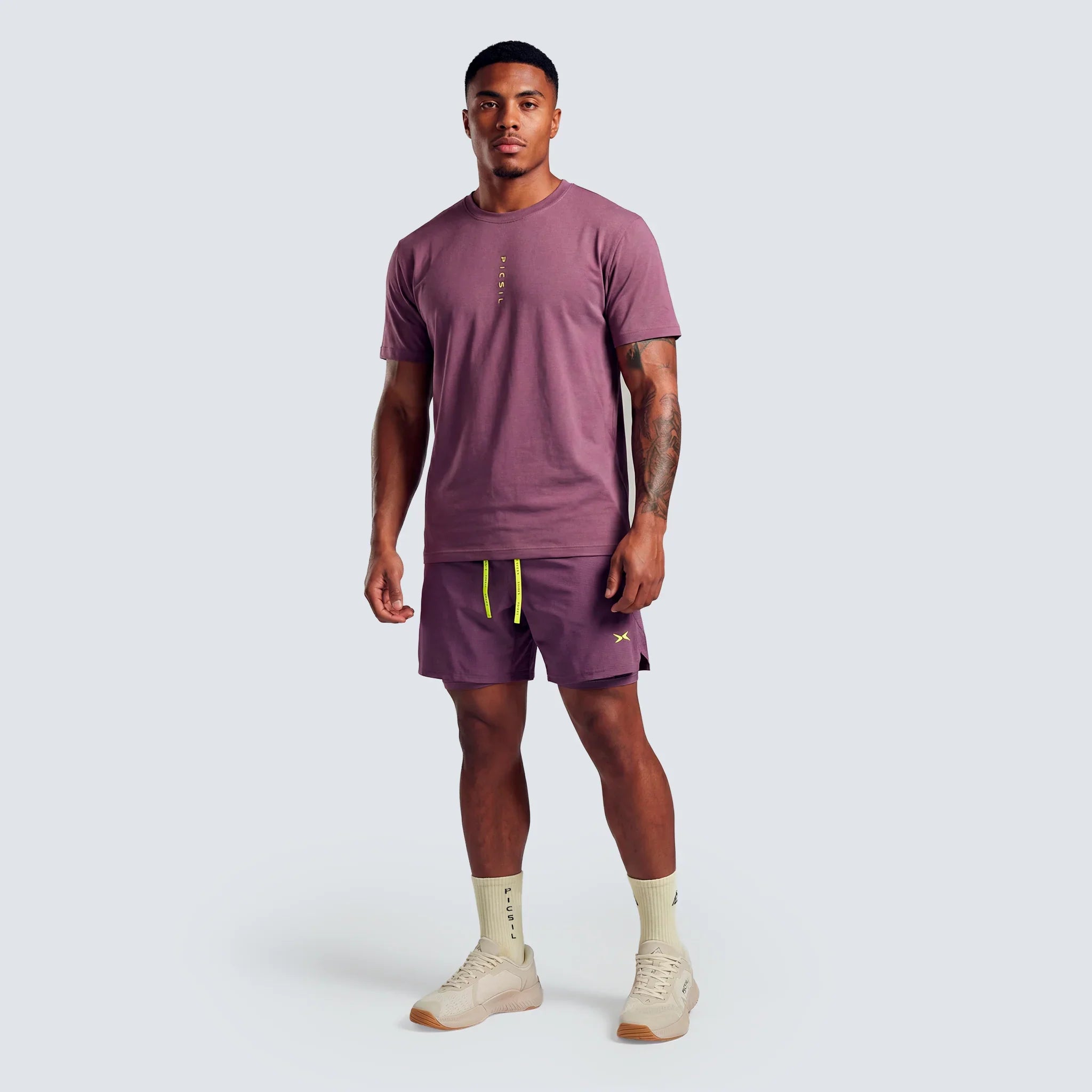 Imagen 1 de Camiseta de manga corta para hombre Performance SS26 Picsil Burdeos