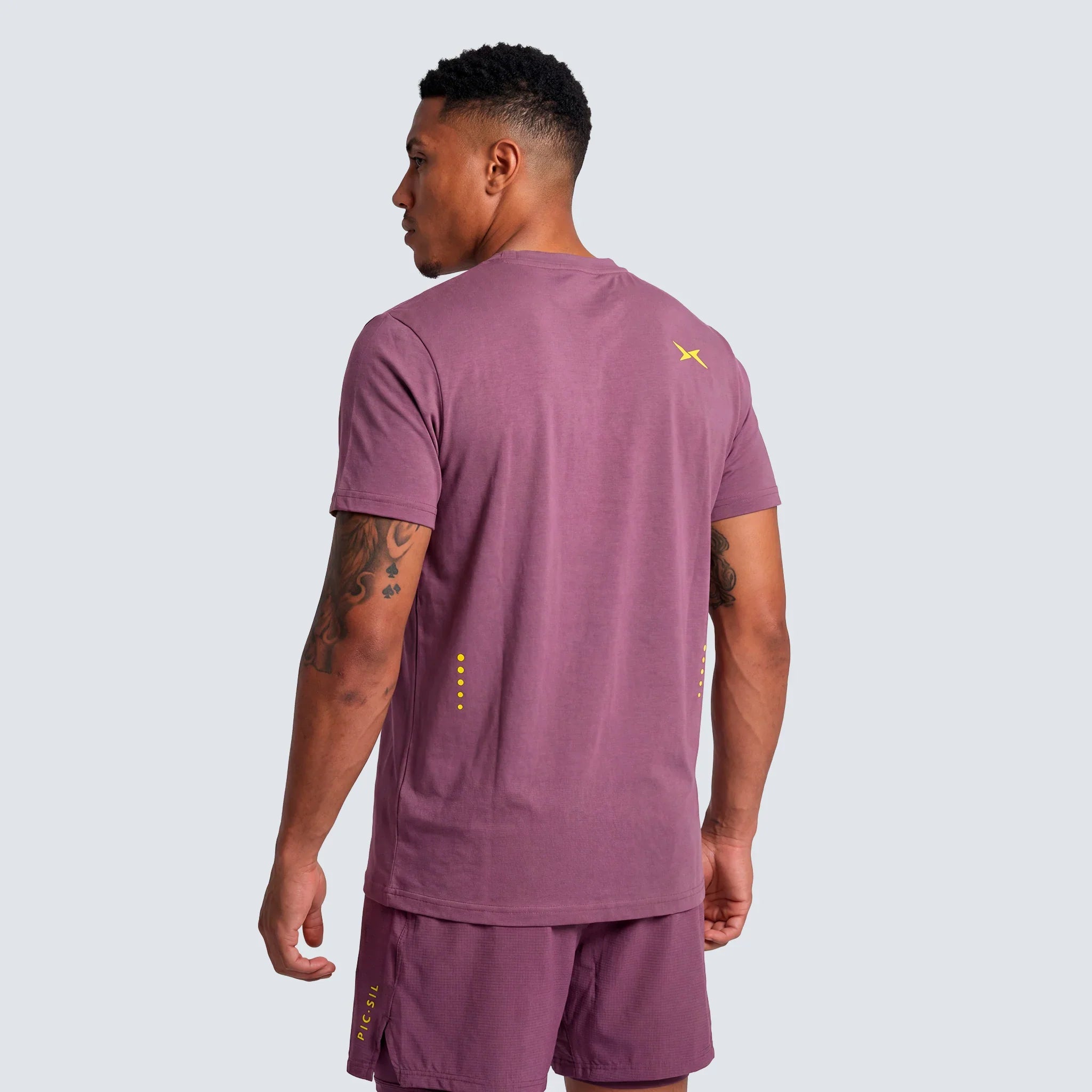 Imagen 2 de Camiseta de manga corta para hombre Performance SS26 Picsil - Burdeos Burdeos
