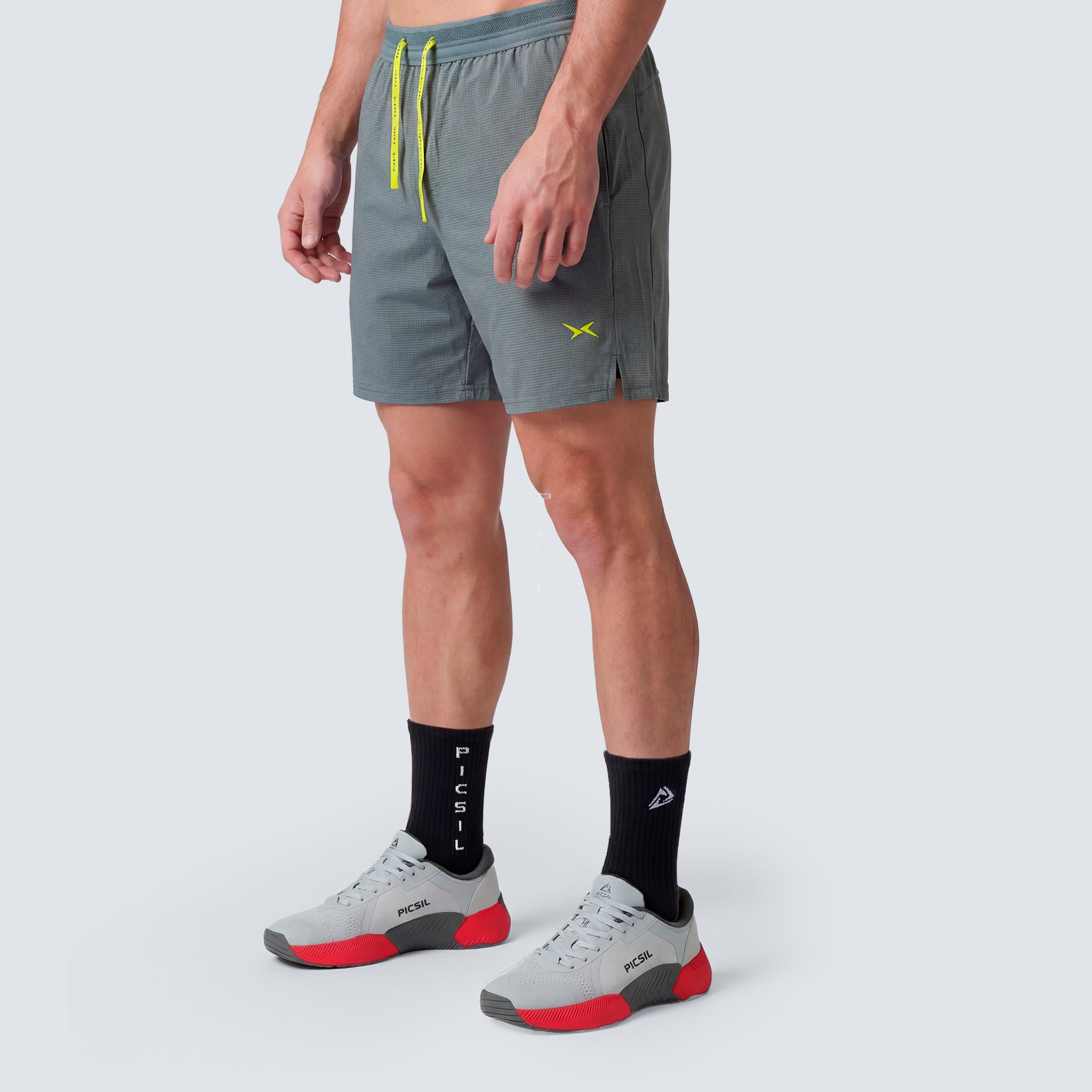 Imagen 2 de Short de entrenamiento para hombre Performance SS26 Picsil - Verde grisáceo Verde grisáceo
