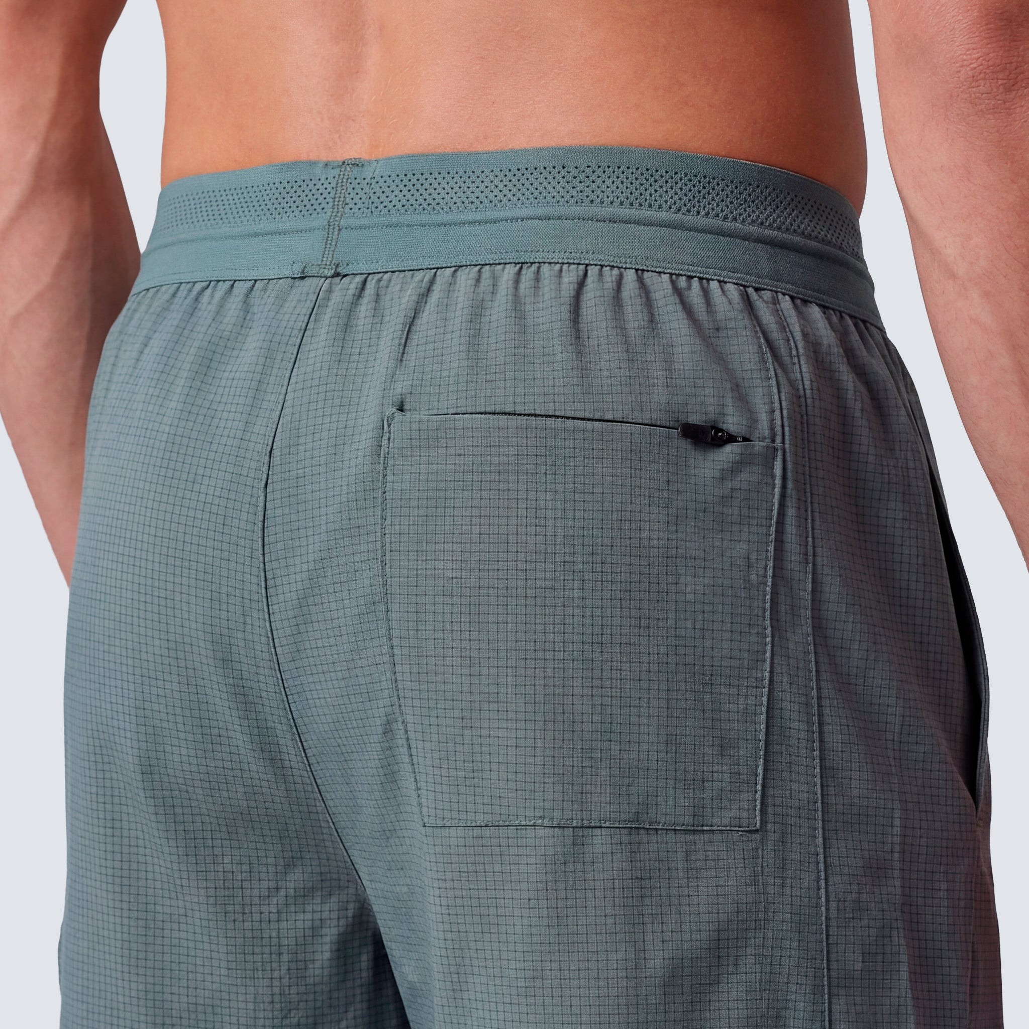 Imagen 5 de Short de entrenamiento para hombre Performance SS26 Picsil - Verde grisáceo Verde grisáceo