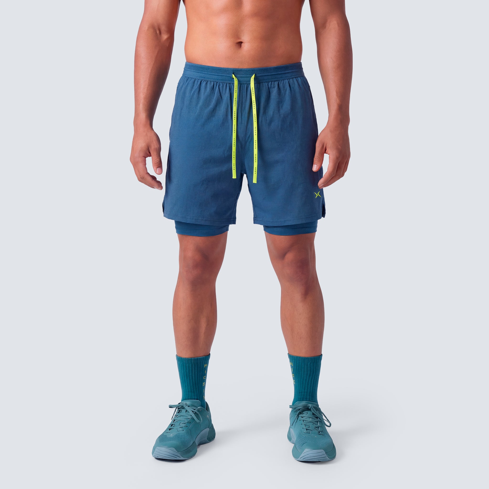Imagen 1 de Short 2 en 1 para hombre Performance SS26 Picsil Azul claro