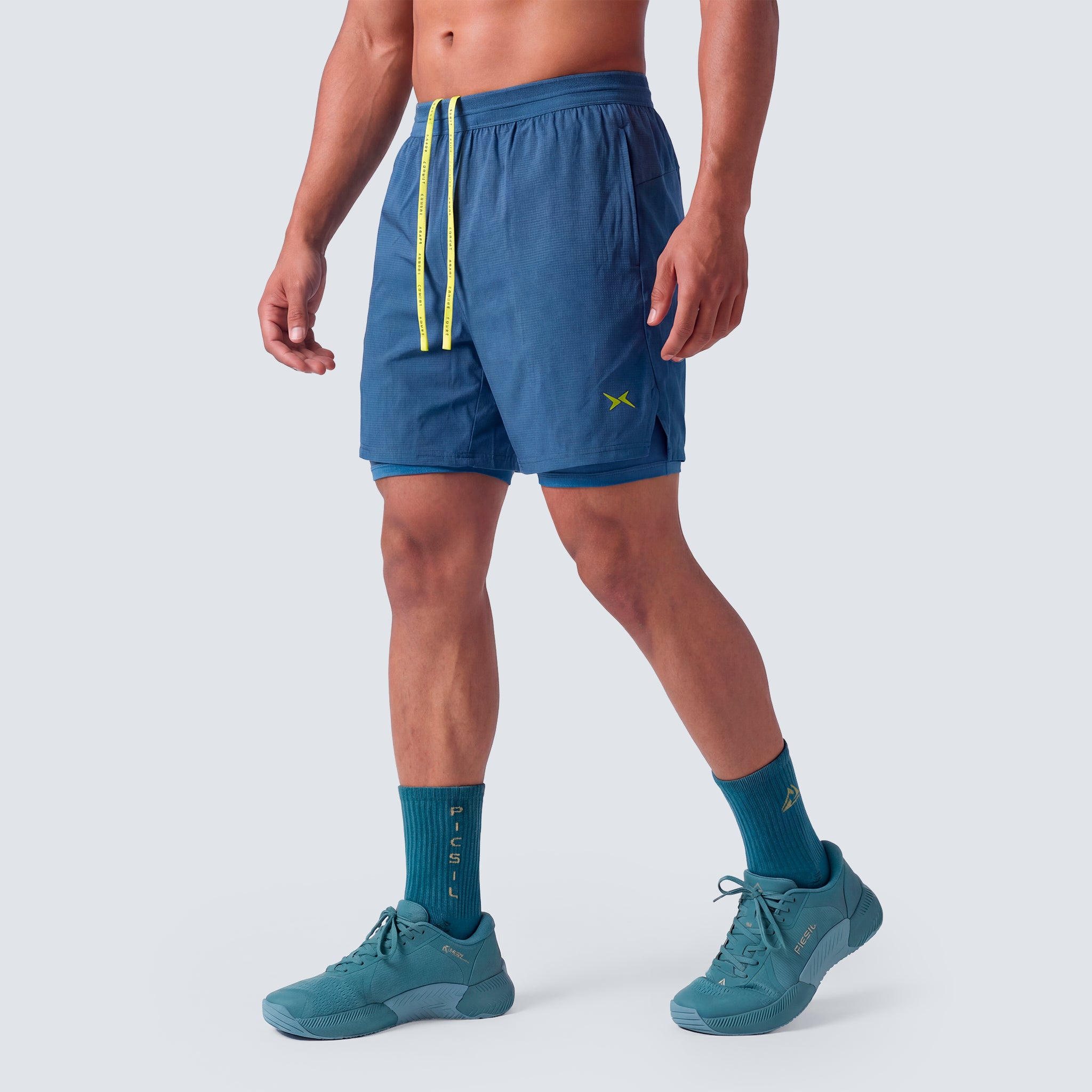 Imagen 2 de Short 2 en 1 para hombre Performance SS26 Picsil - Azul claro Azul claro