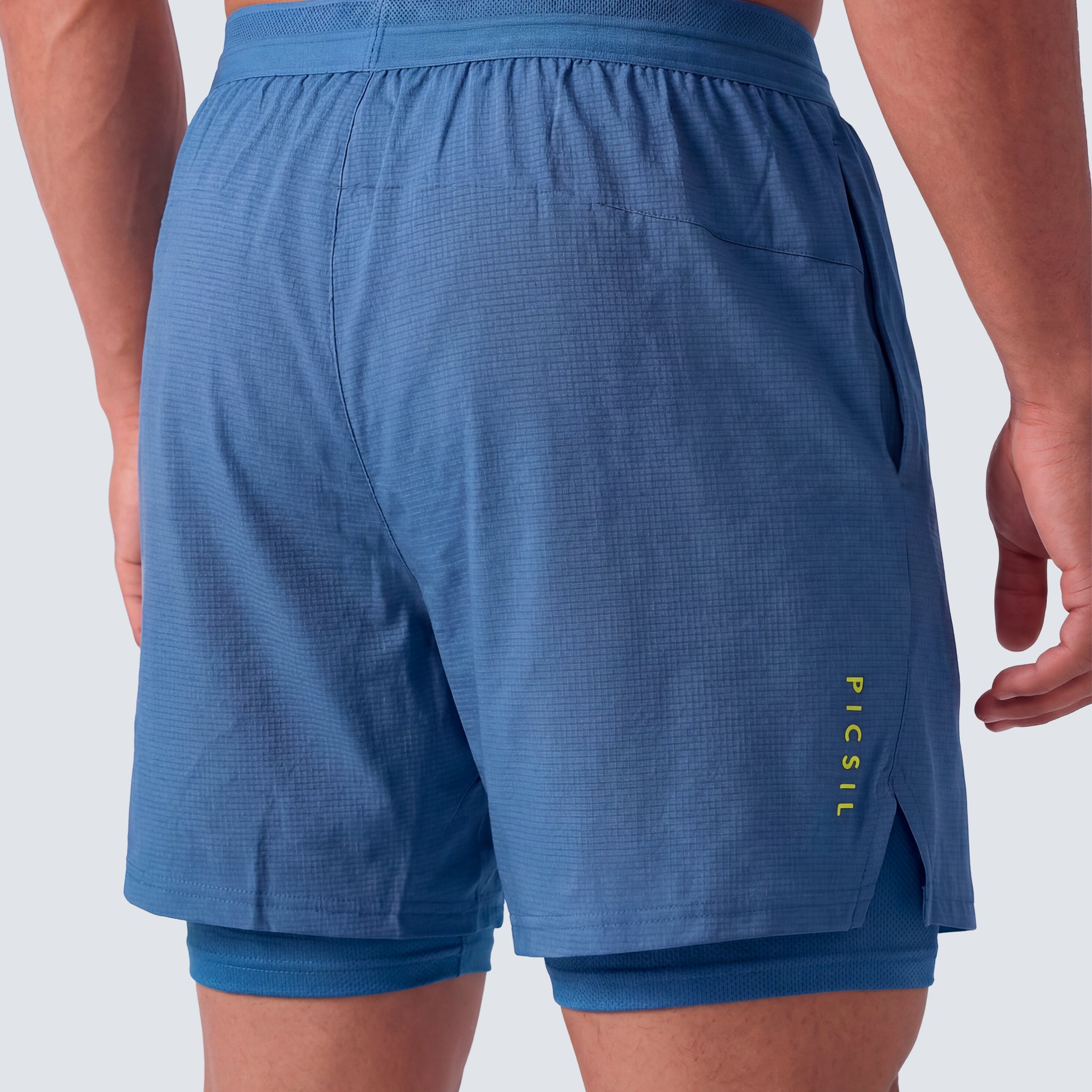 Imagen 5 de Short 2 en 1 para hombre Performance SS26 Picsil - Azul claro Azul claro