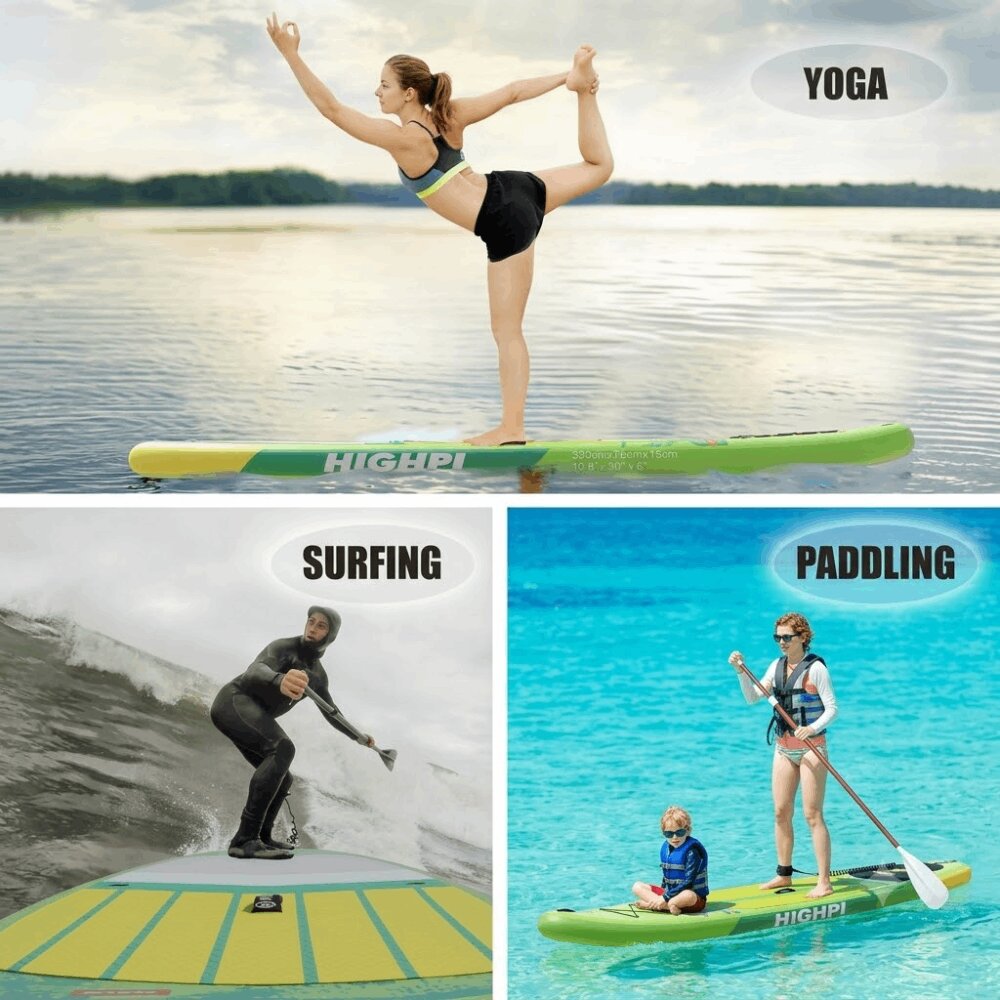 Tabla de Paddle Surf Hinchable 10,6" Kohala Start Highpi - Verde Verde-7