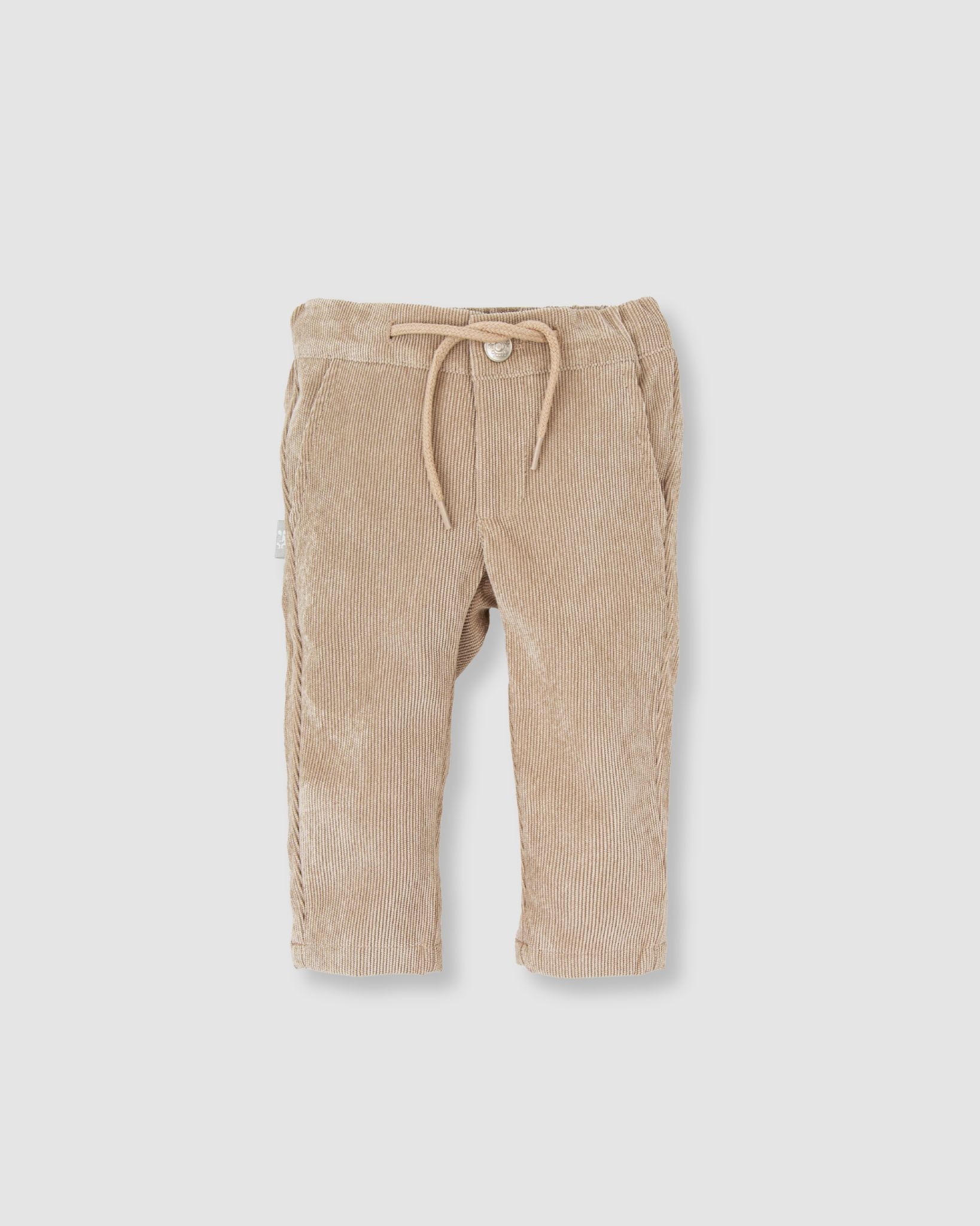 Imagen 0 de Pantalón de niño de micropana con cordón Arena