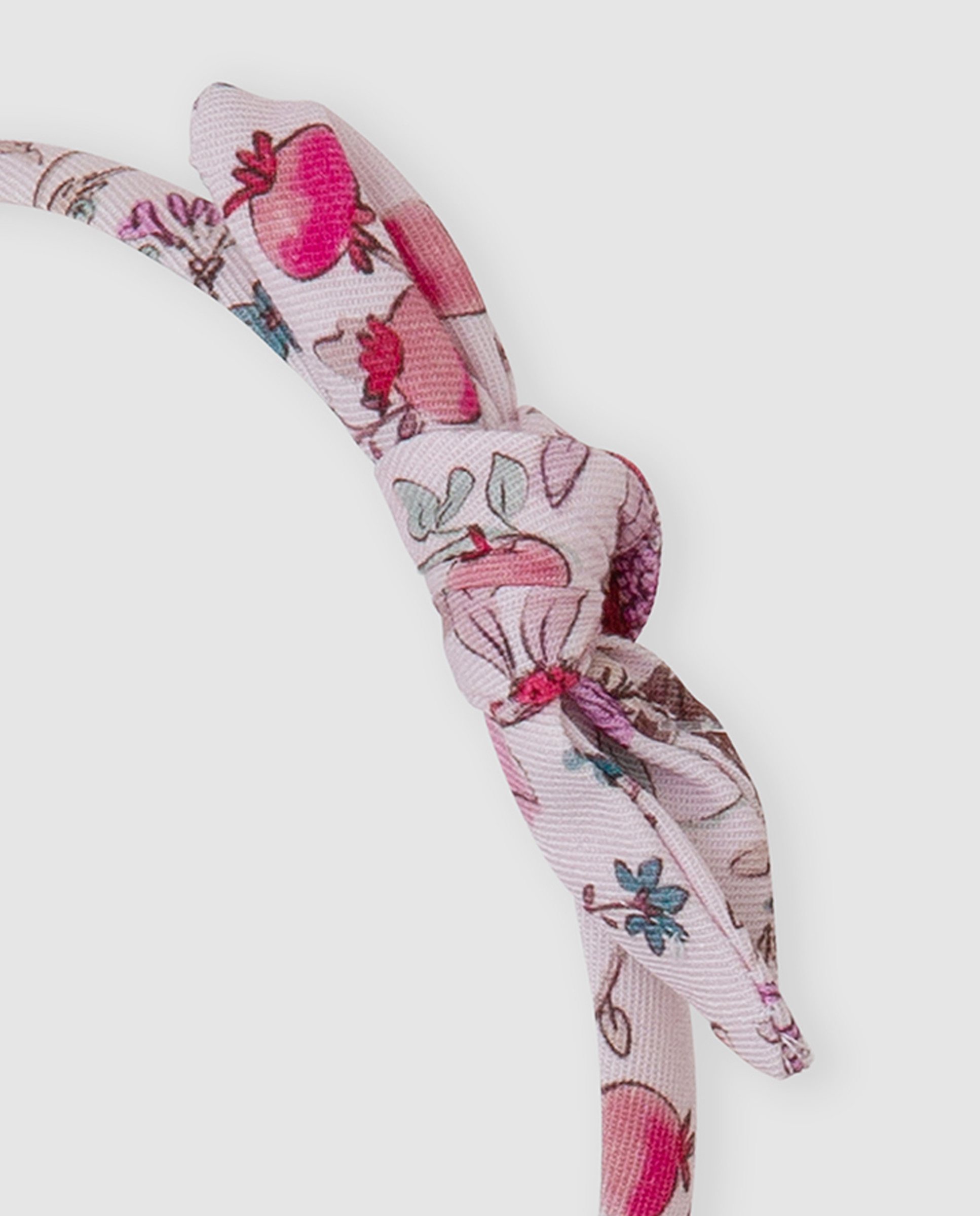 Diadema de niña con flores - Tutto Piccolo - Rosa Rosa-2