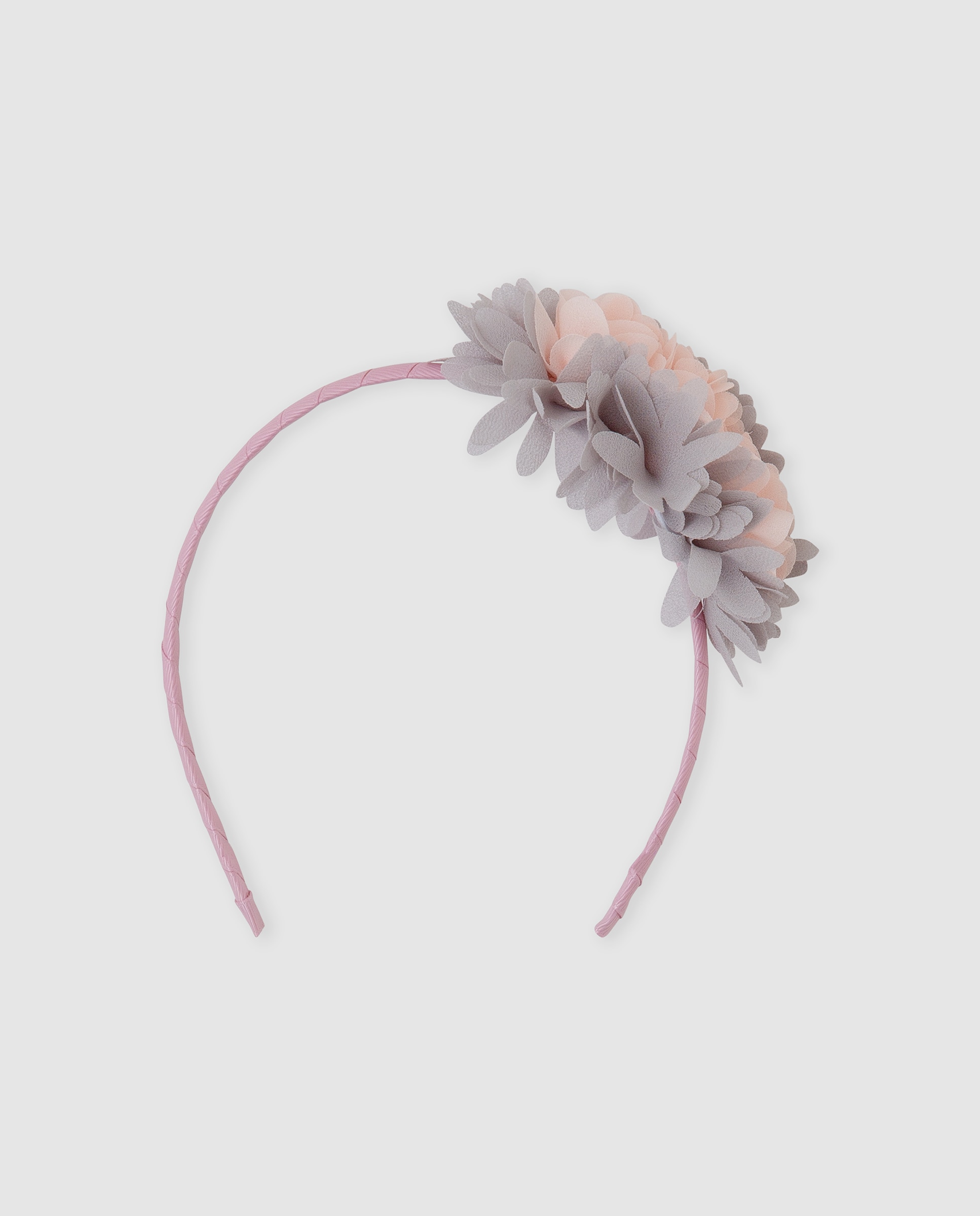 Imagen 0 de Diadema de niña con flores Rosa